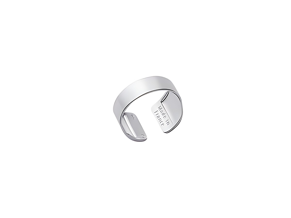 Ring von Les Georgettes aus der Serie Les Essentielles in Silber, Größe 60-62, mit einer Breite von 12 mm, schlichtes und elegantes Design.