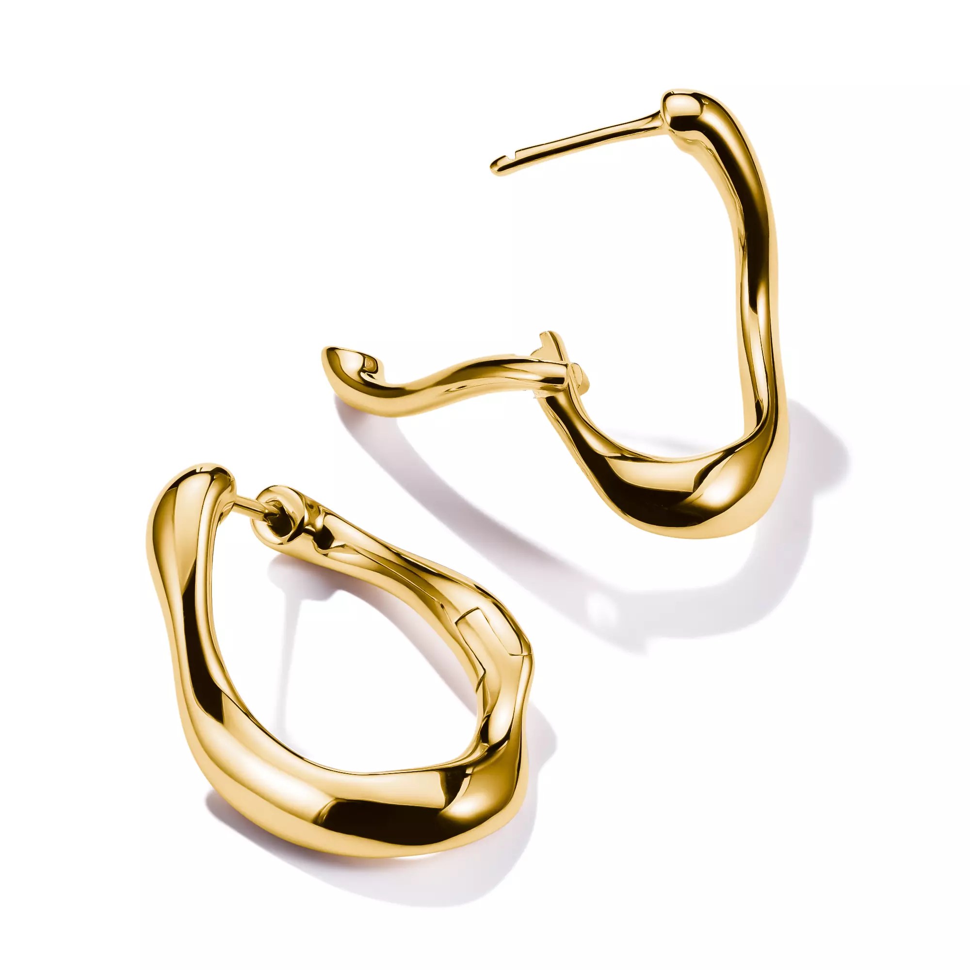 Thomas Sabo Creolen klein Natural Beauty vergoldet – Silber – Ansicht 3