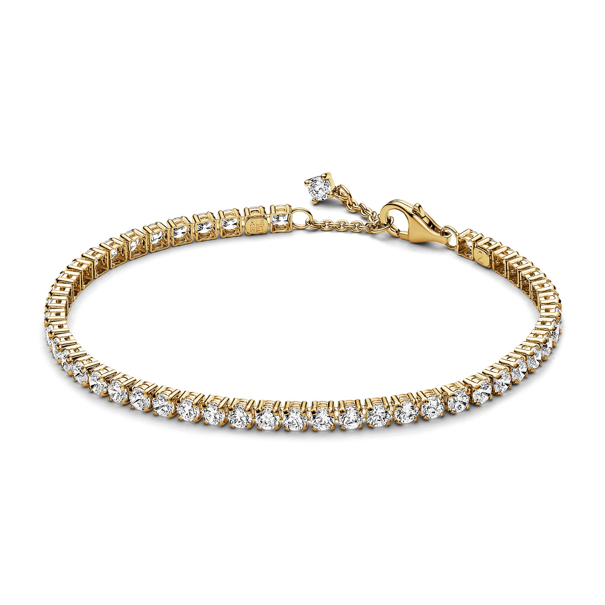 Pandora 561469C01-18 - Funkelndes Tennisarmband - Gelbgold Vergoldung - Zirkonia