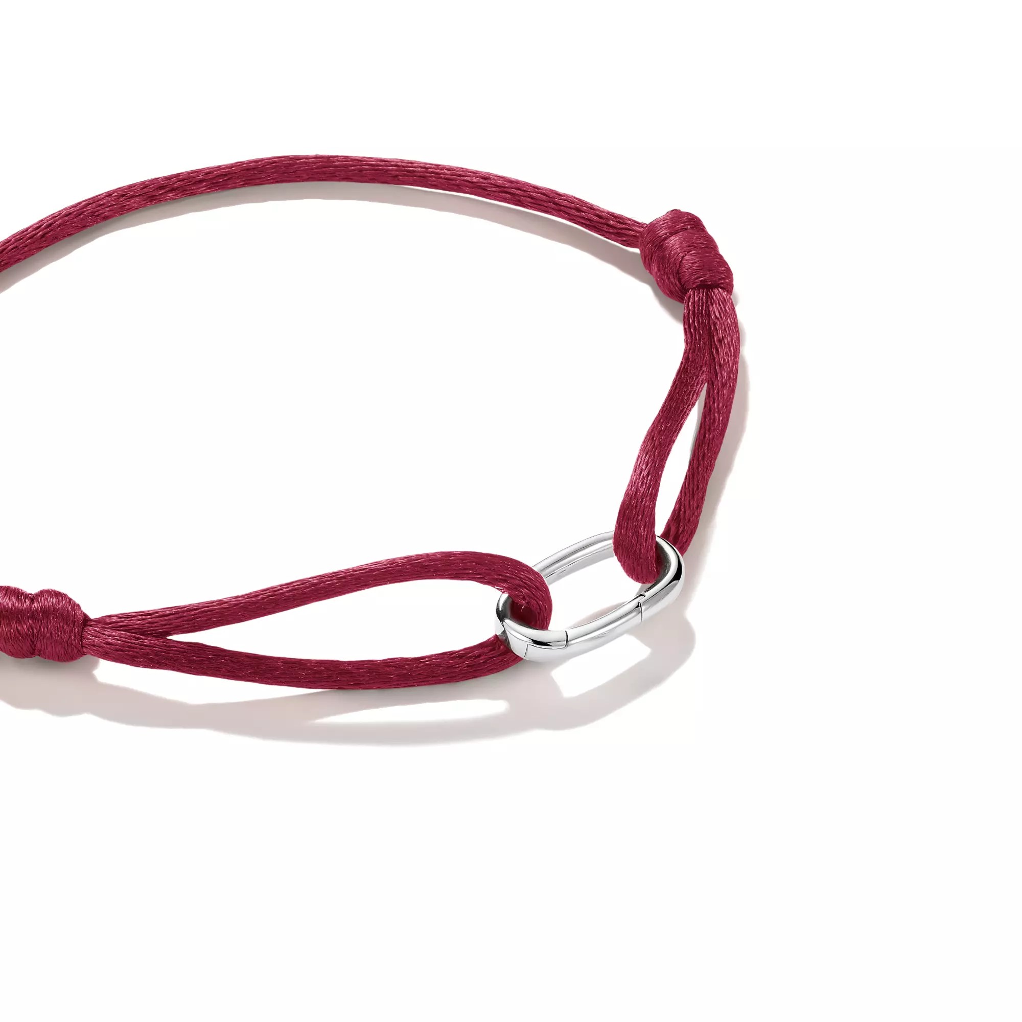 Thomas Sabo Connect - Charm Armband 14-24 cm - Sterling Silber - Burgund – Ansicht 3