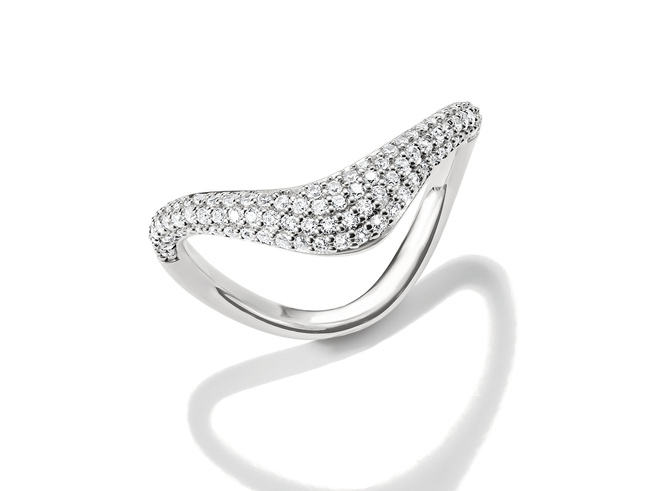Thomas Sabo Fluid Elegance - TR2546-051-14-60 - Ring Gr. 60 - Sterling Silber recy. & Zirkonia