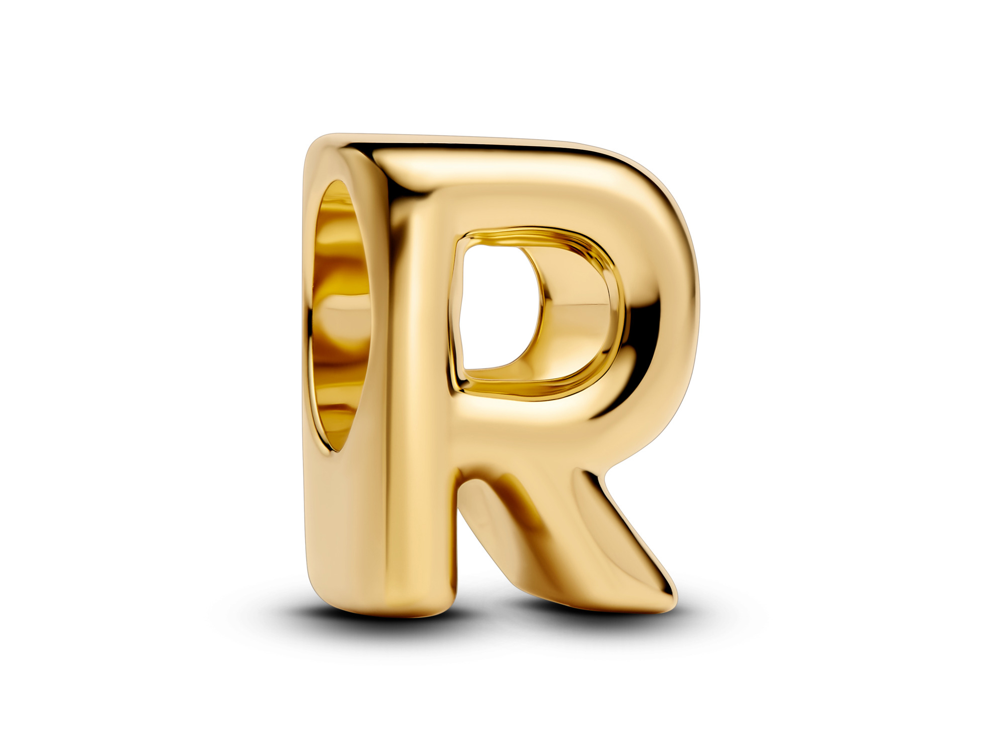 Pandora 763964C00 Buchstabe R - Alphabet - Gelbgold Vergoldung