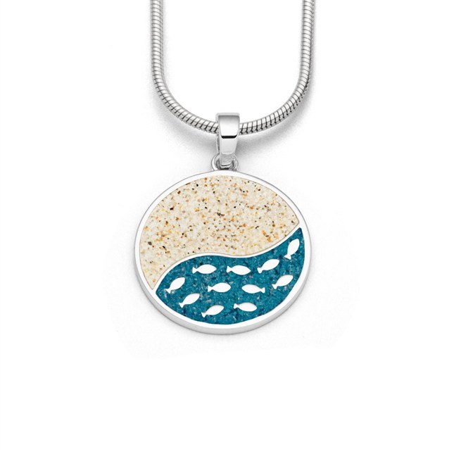 DUR Anhänger Fischschwarm - P3907 - Sterling Silber – Ansicht 2