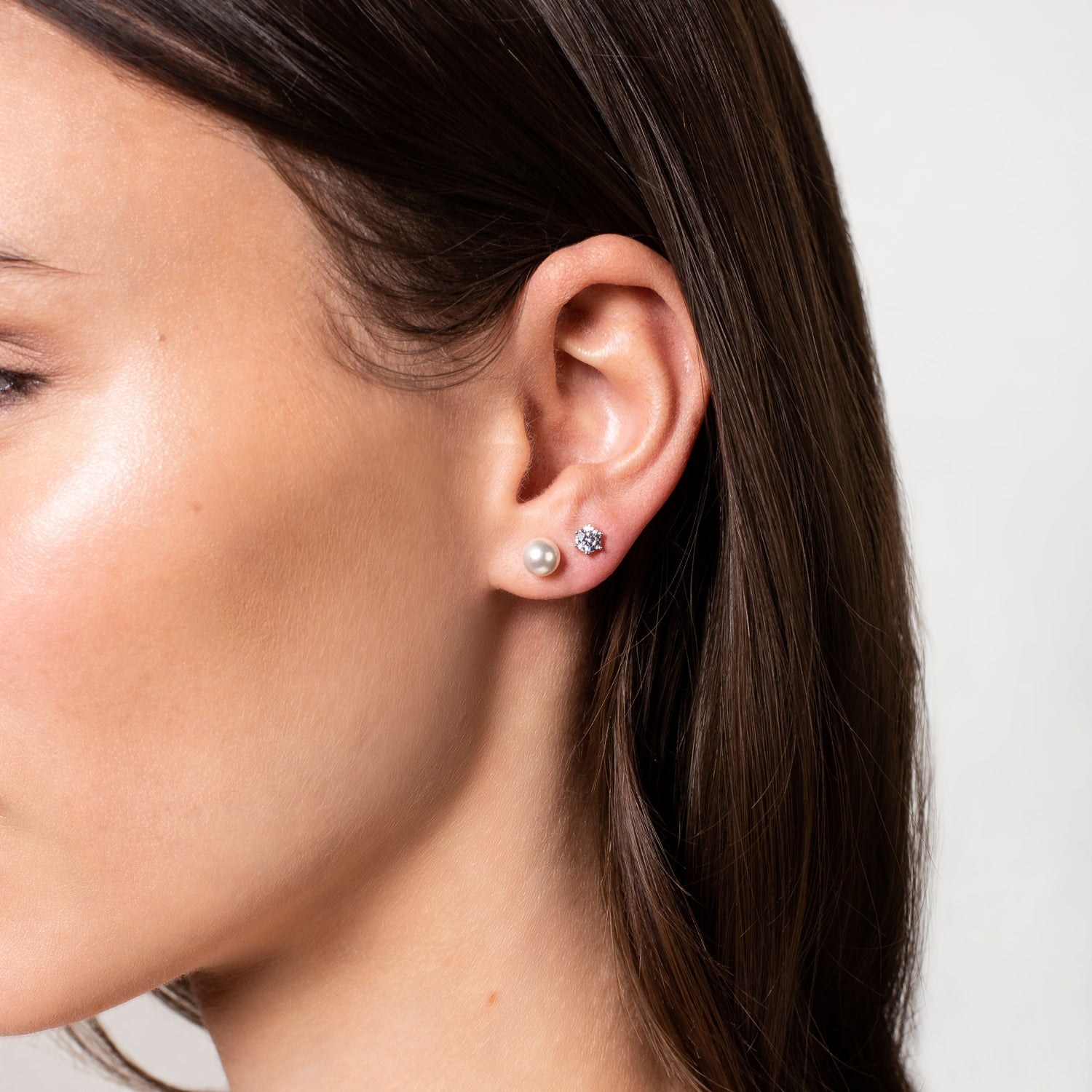 XENOX Sterling Silber Ohrringe XS7213R - KRAPPE ROSÈ - Roségold vergoldet - Krappe – Ansicht 3