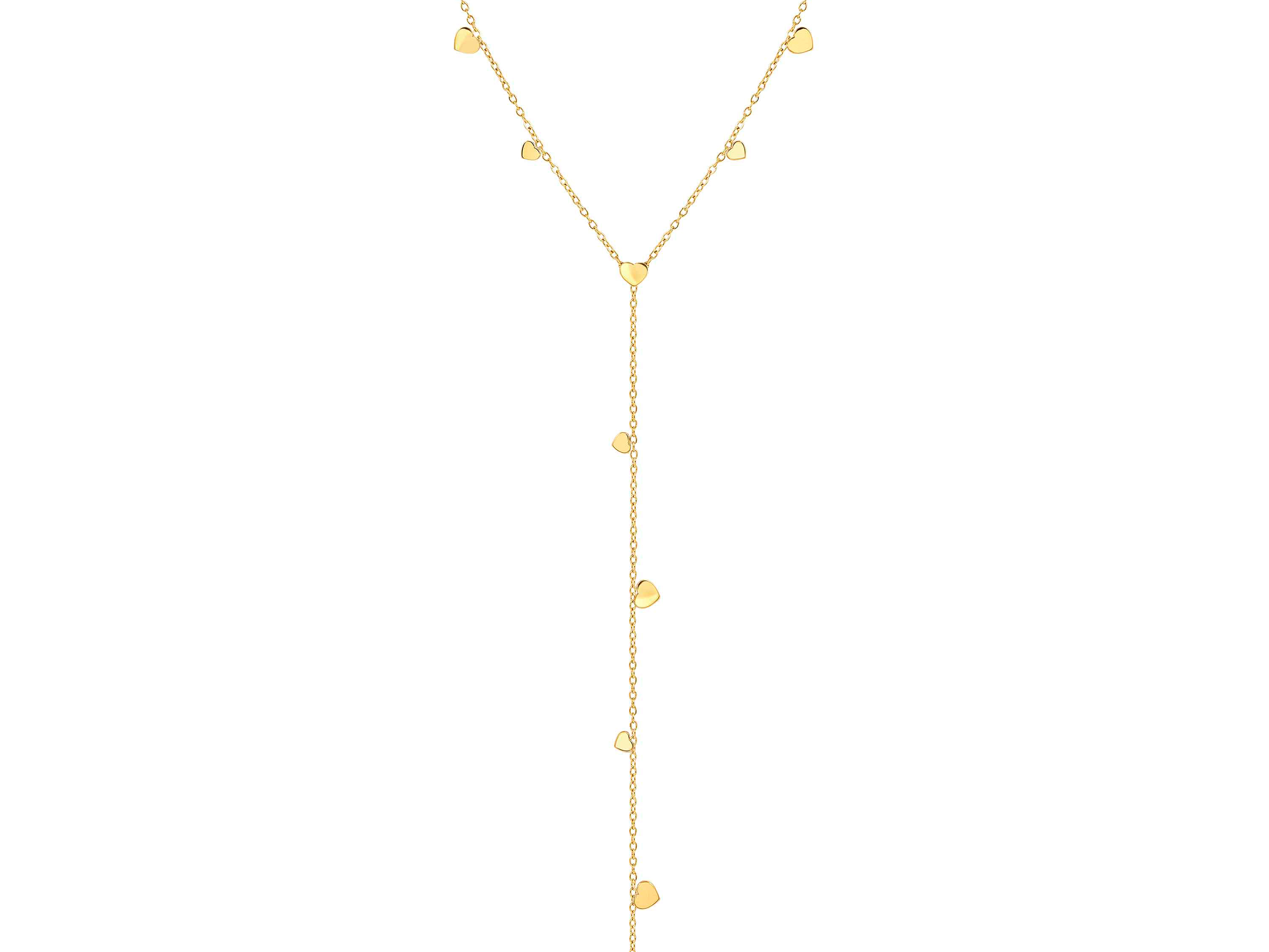 Nomination 134403 06 - RITMATIKA Y-Halskette aus - Schmucksymbolen - Herz - Gold PVD-beschichtet