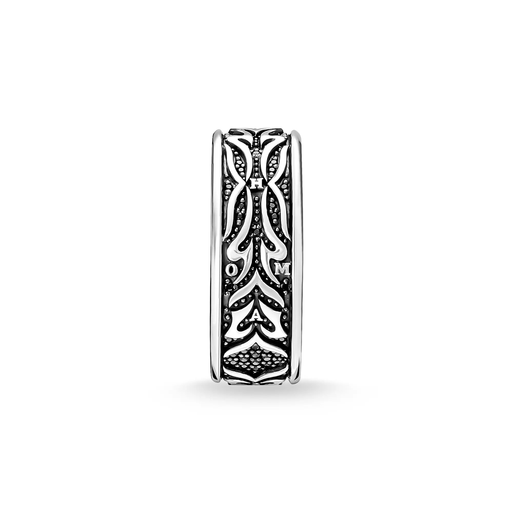 Thomas Sabo Ring Tiger Muster schwarz – Silber – Ansicht 3