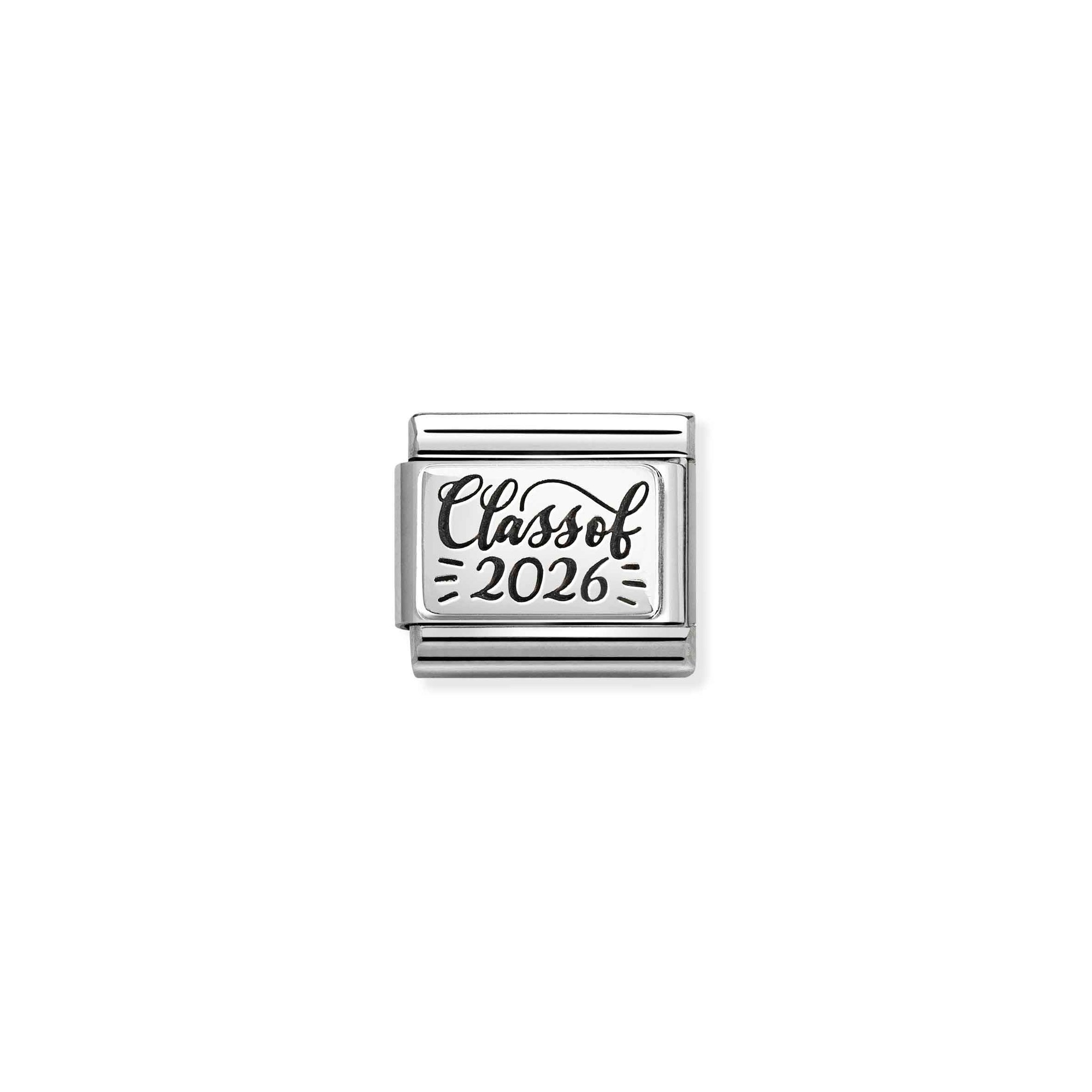 Nomination Classic Sterling Silber charm - Class of 2026 – Ansicht 2