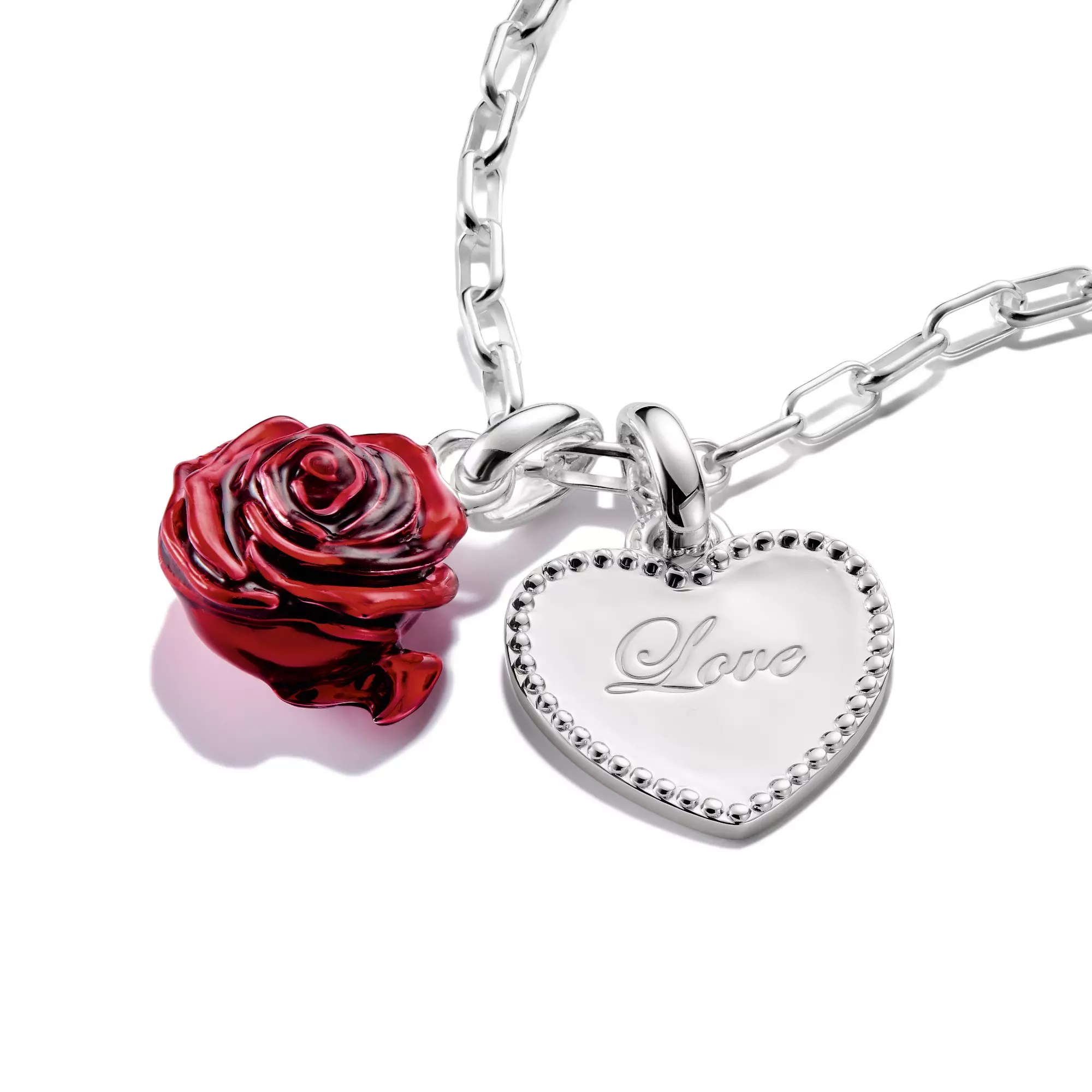 Thomas Sabo Connect - Love Herz - Charm mit Öse - Silber – Ansicht 2