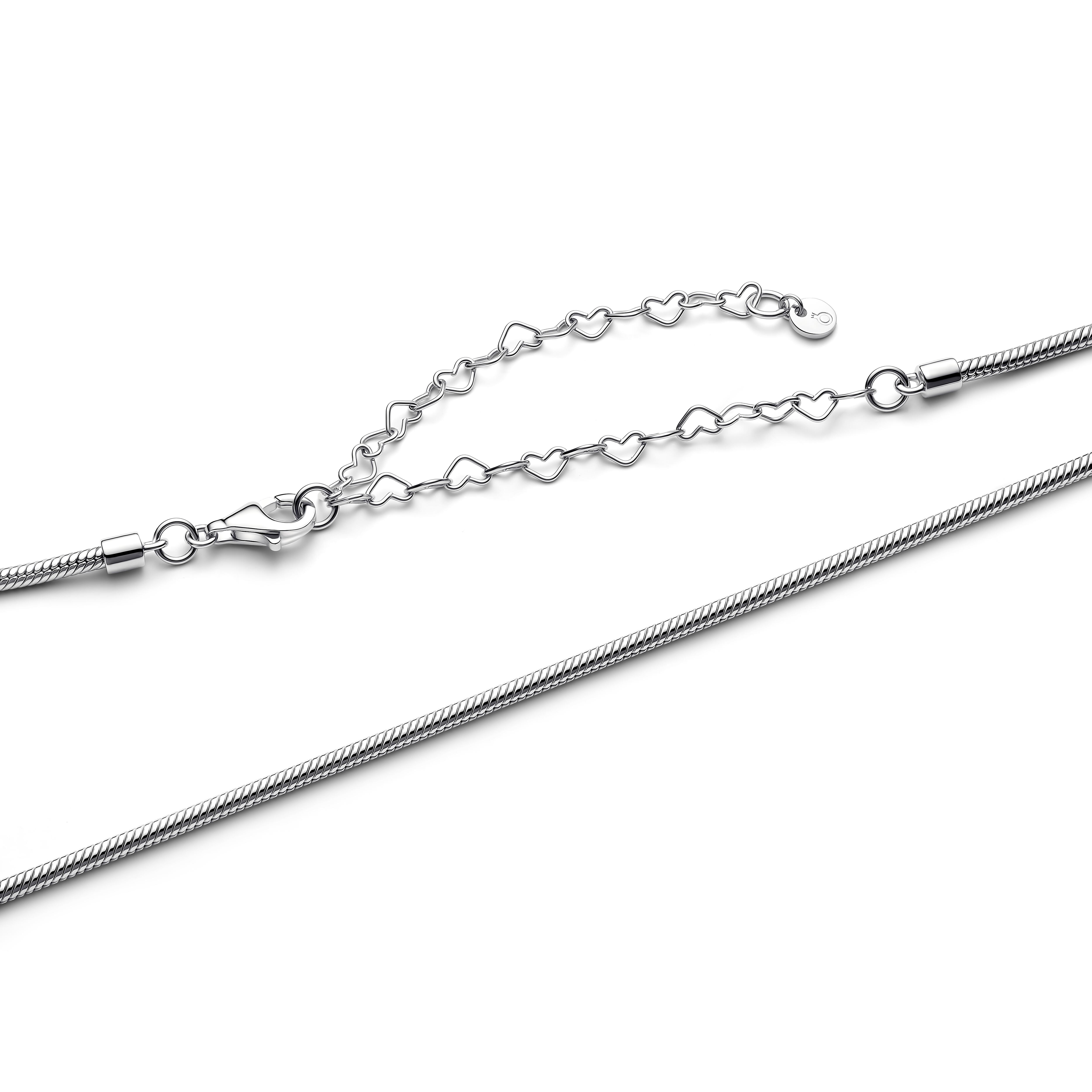 Pandora Moments - Halskette Schlangenkette - Sterling Silber – Ansicht 2