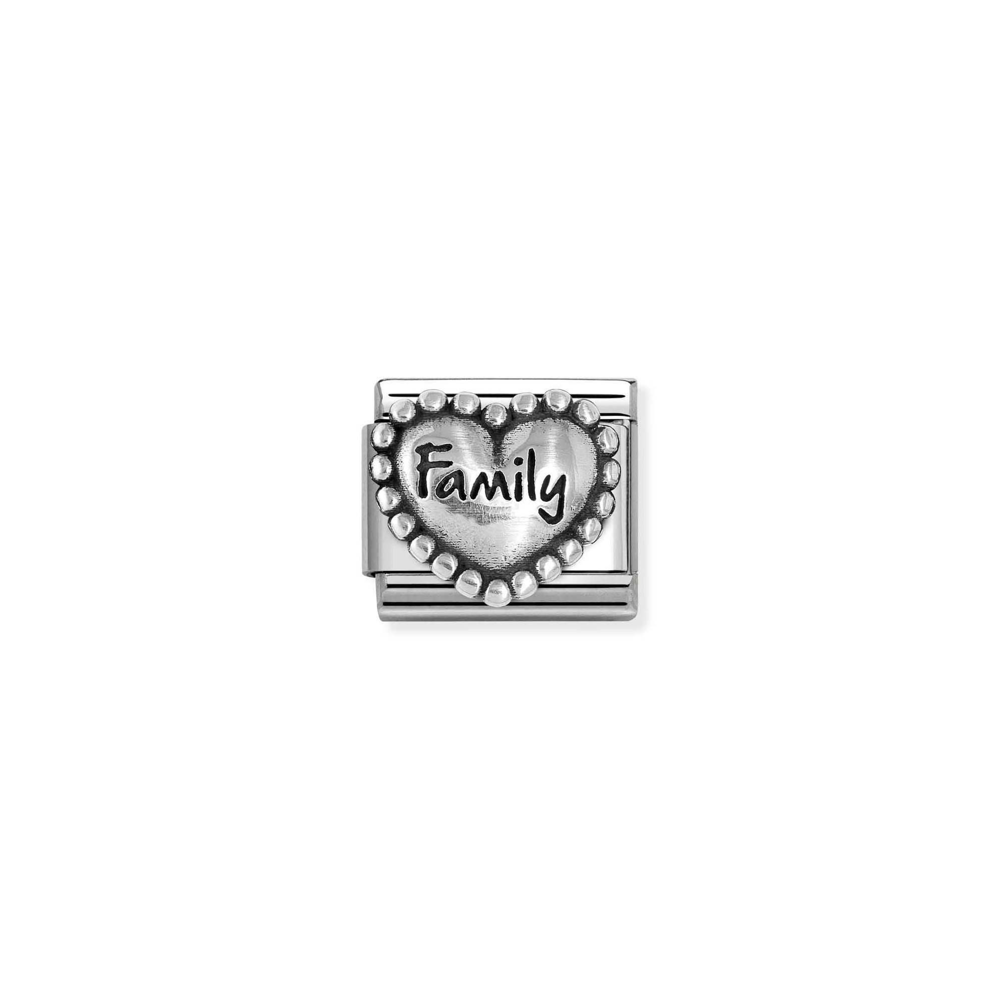 Nomination Sterling Silber - Family-Kugelherz Element - Classic Silber – Ansicht 2