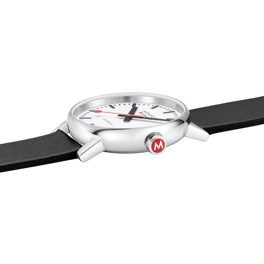 Mondaine Uhr MSE.40610.LBV evo2 - Edelstahl poliert - 40 mm – Ansicht 4