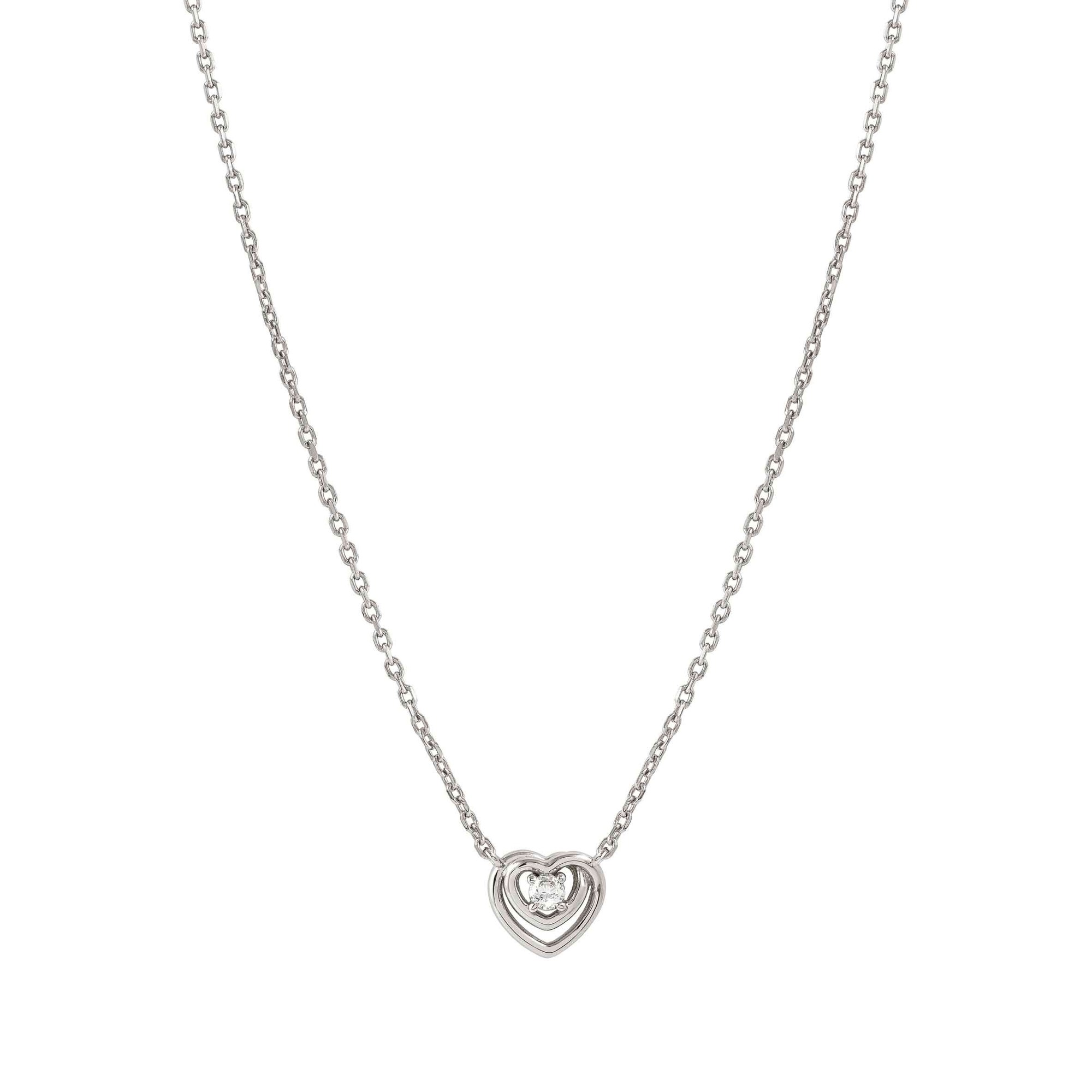 Nomination Sterling Silber - Herz - rhod. Collier - Cosmiclove 38-42 cm – Ansicht 5