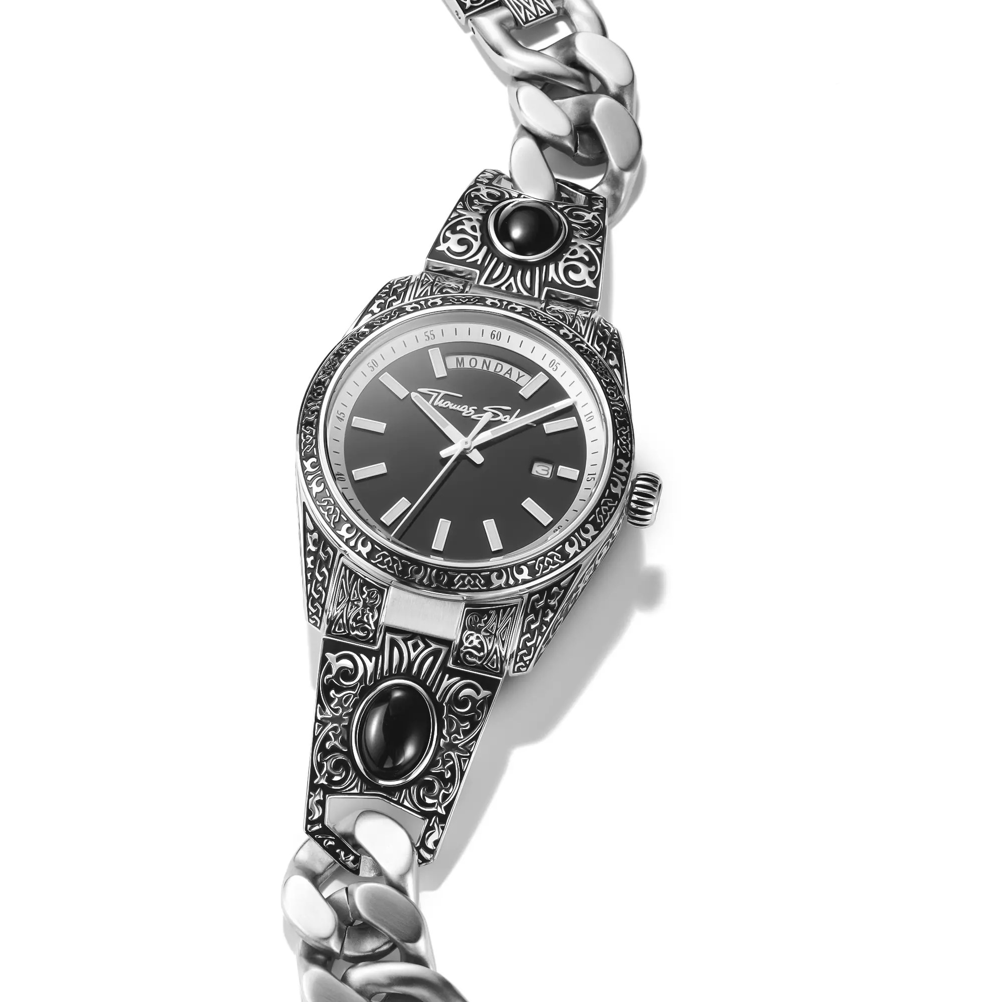 Thomas Sabo Uhr WA0457-201-203 Western-Ornamente - Edelstahl - 40 mm – Ansicht 2