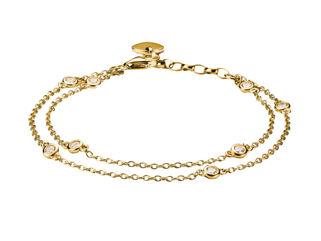 Thomas Sabo ELYNDRA A2216-414-14-L19V Armband - 16 - 19 cm - Sterling Silber recy. mit 18K Vergoldung & Zirkonia
