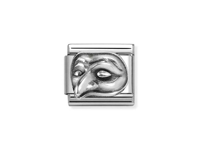 Nomination 330101 99 - CLASSIC aus Sterling Silber Symbol - oxidiert verziert Maske
