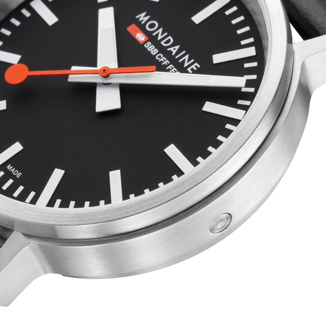 Mondaine Uhr MST.41020.LBV.2SE stop2go - Edelstahl - 41 mm – Ansicht 4
