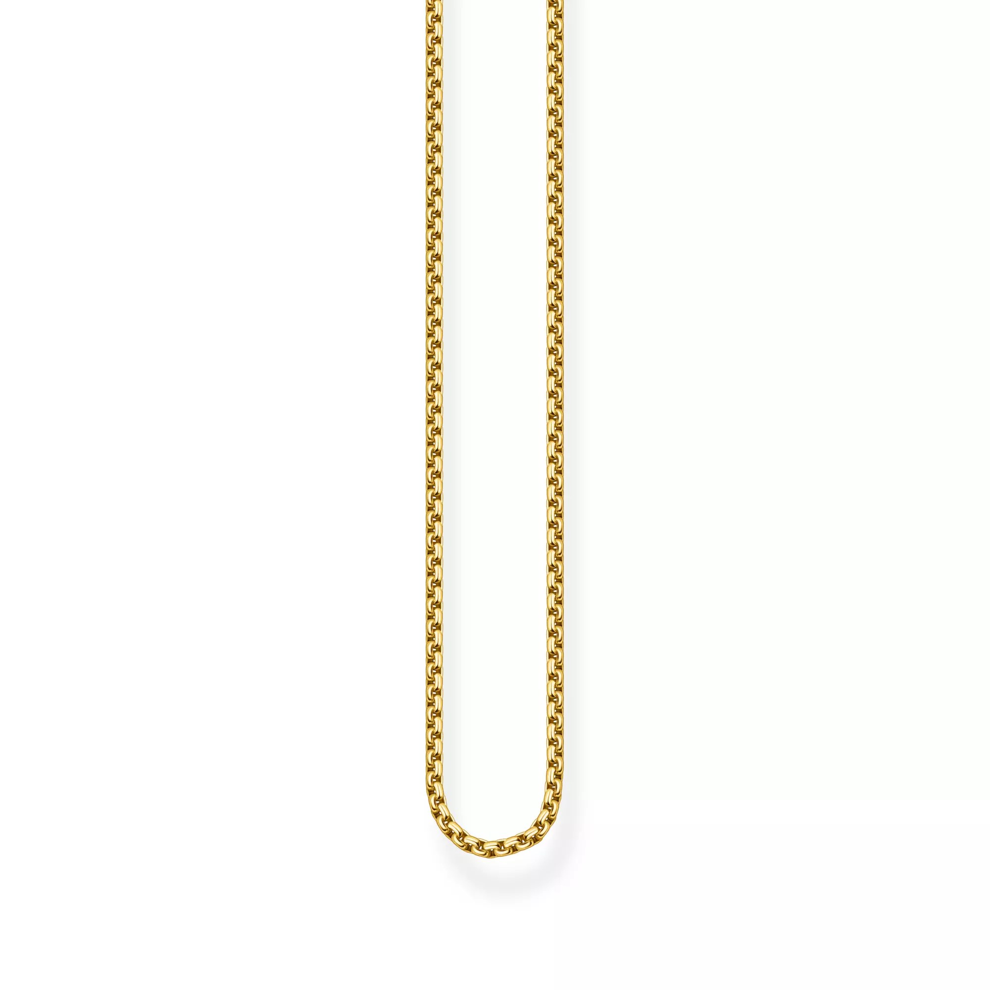 Thomas Sabo Kette - 38-40-42 cm - Silber vergoldet Gelbgold