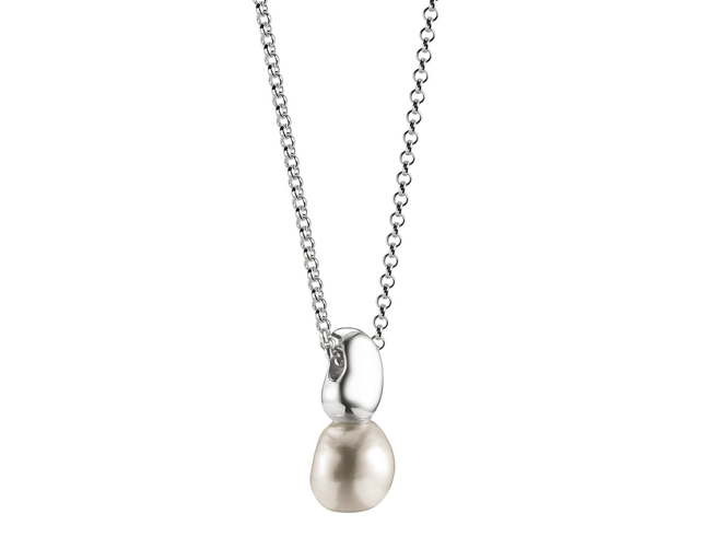 Thomas Sabo Bold Elegance - KE2318-082-14-L45V - Halskette - 45 cm - Sterling Silber recy. & Süßwasserperle
