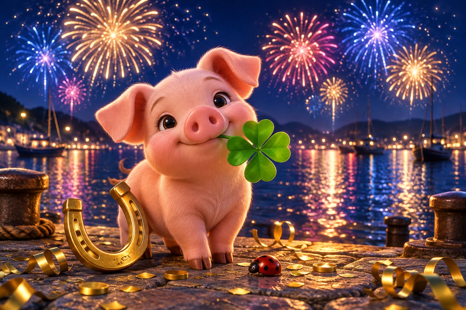 Illustration zu Silvester