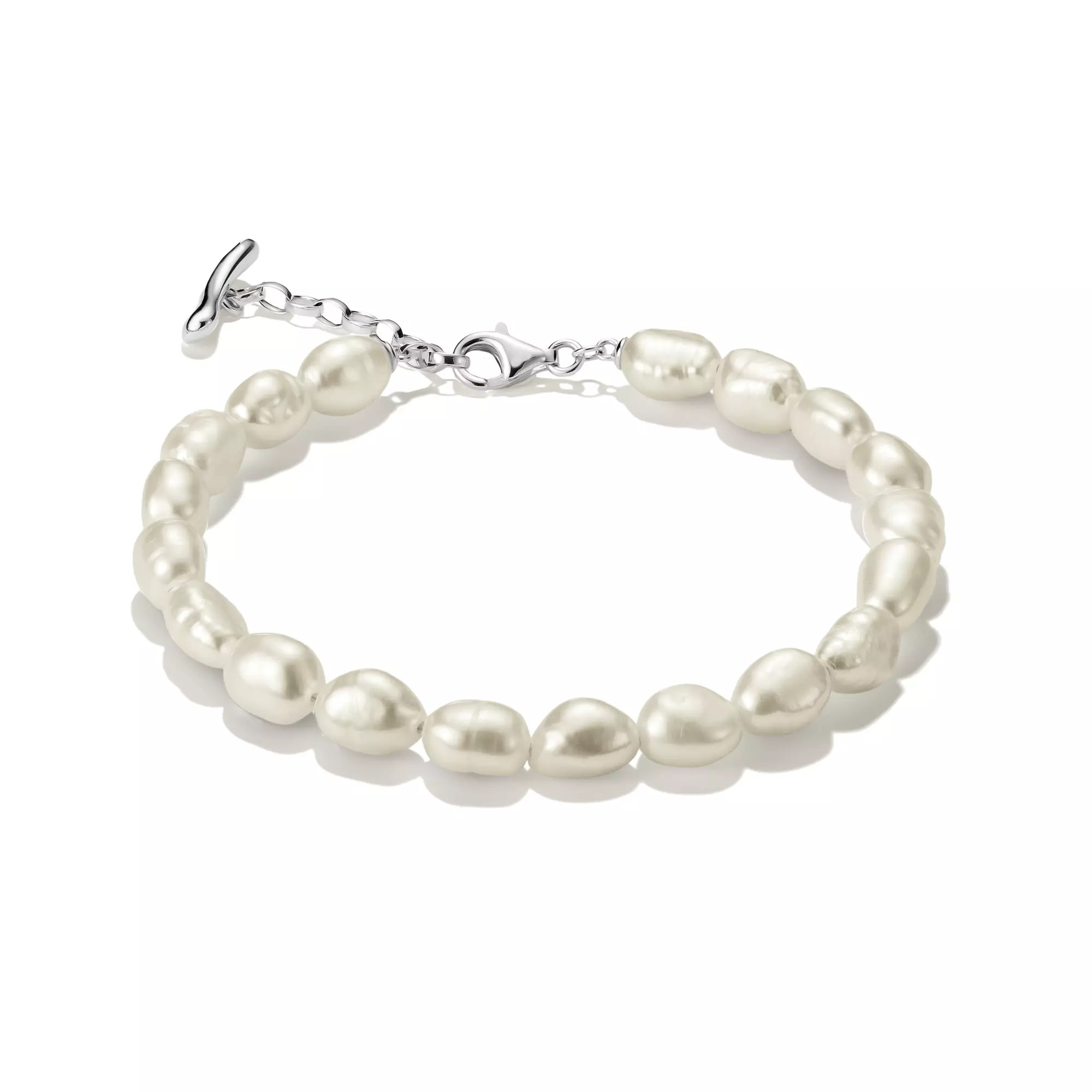 Thomas Sabo Bold Elegance - Armband - 19 cm - Sterling Silber recy. & Süßwasserperle