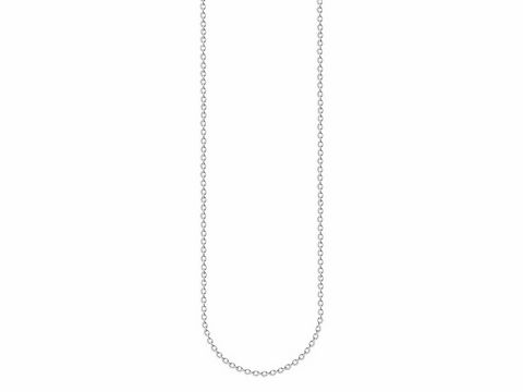 Kette von Thomas Sabo, Modell KE1105-637-12-L42v, ca. 38/40/42 cm, geschwärzt, ohne Anhänger, elegantes Design ideal für everyday Looks.