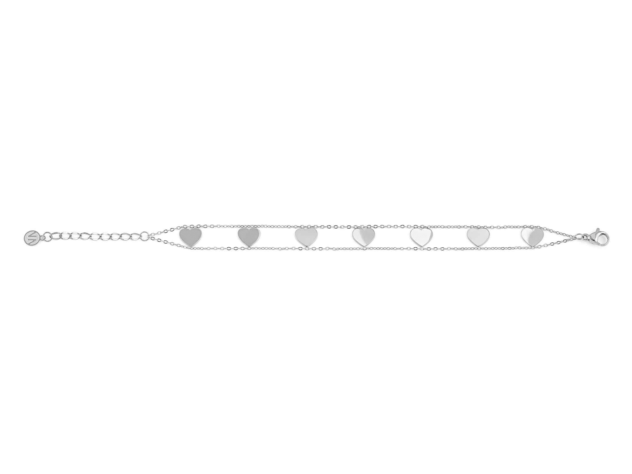 Nomination 134401 04 - RITMATIKA Armband - doppelt aus - mit Schmucksymbolen verziert