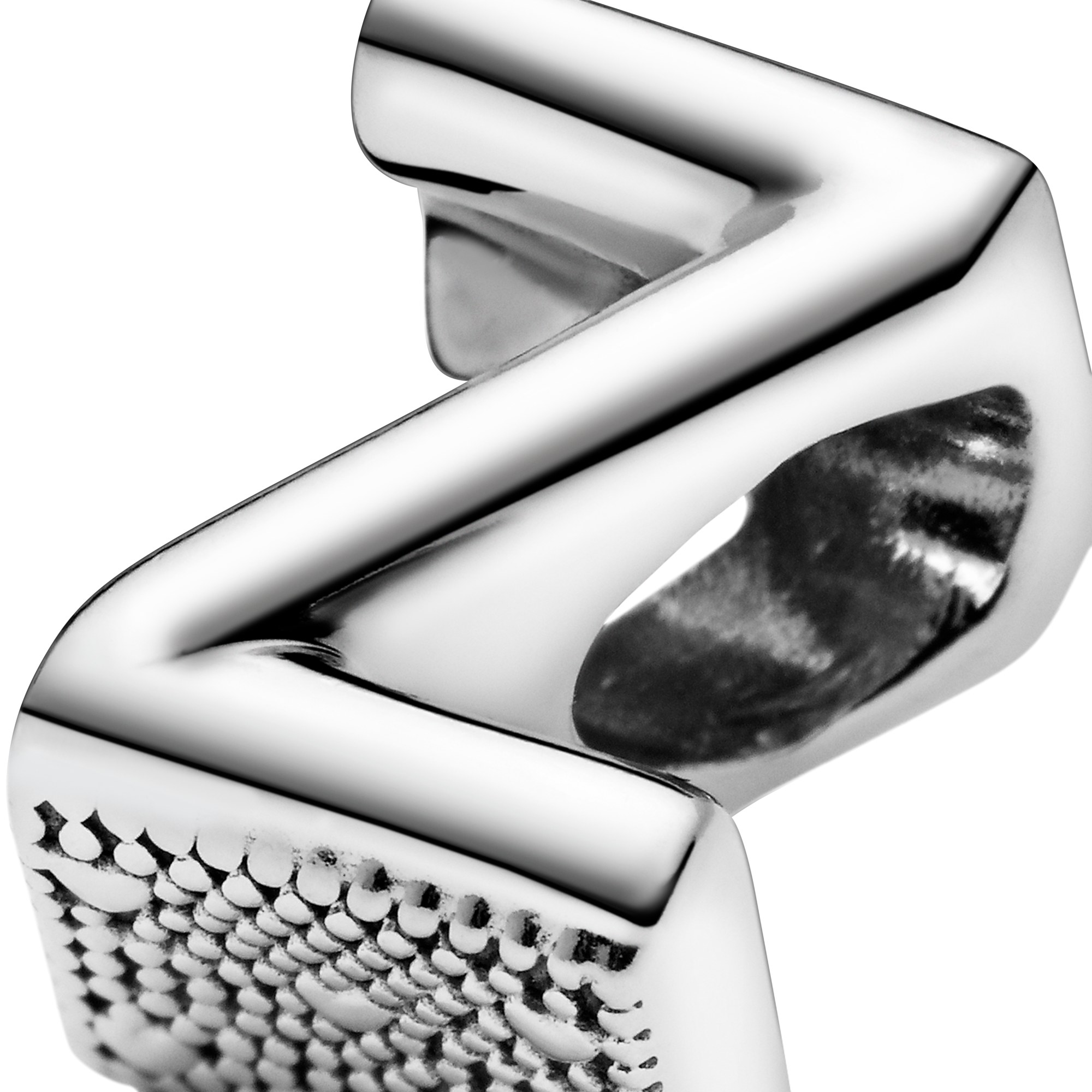 PANDORA Charm - Buchstabe Z - Letter Z - 925 Sterling Silber – Ansicht 4