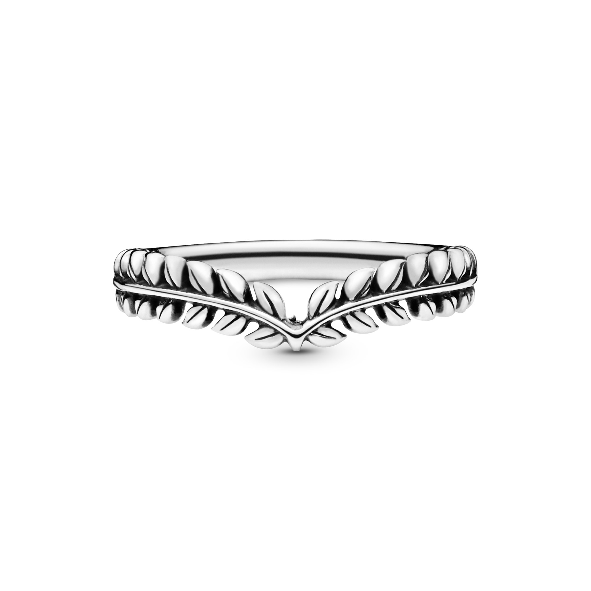 Pandora Weizenähren Wishbone Ring - Sterling Silber – Ansicht 3