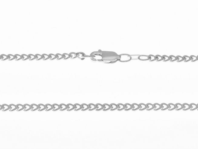 Sterling Silber Panzerkette 80cm Silberkette EXTRA LANG, Hersteller Juwelier Harnisch, Stärke ab 2,2mm, hochwertige Verarbeitung, glänzendes Silber, elegantes Design, ideal für Herren und Damen.