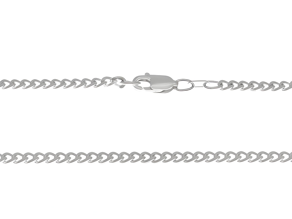 Sterling Silber Panzerkette 80cm Silberkette EXTRA LANG, Hersteller Juwelier Harnisch, Stärke ab 2,2mm, hochwertige Verarbeitung, glänzendes Silber, elegantes Design, ideal für Herren und Damen.