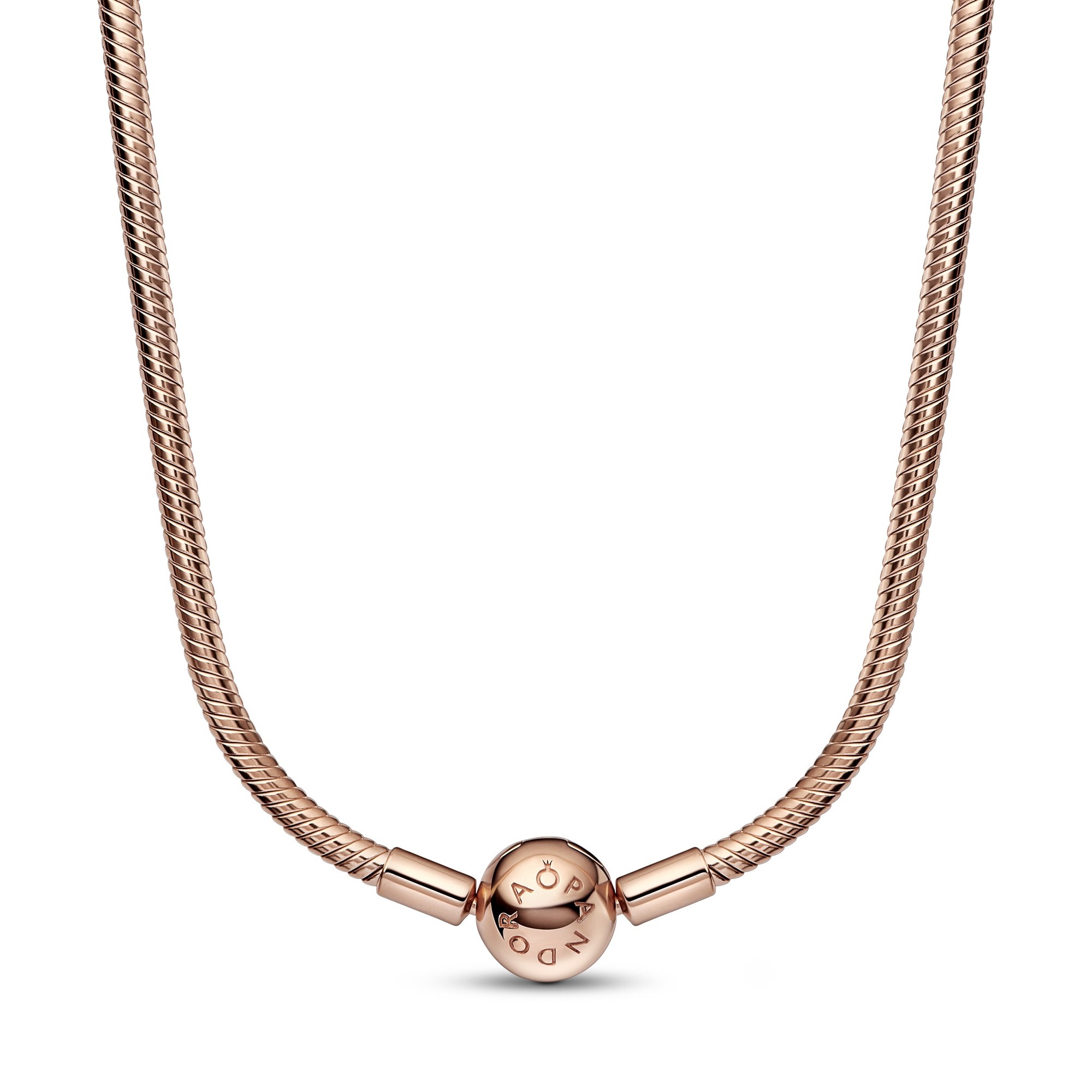 Pandora Schlangen-Gliederhalskette - 14k Roségoldvergoldung