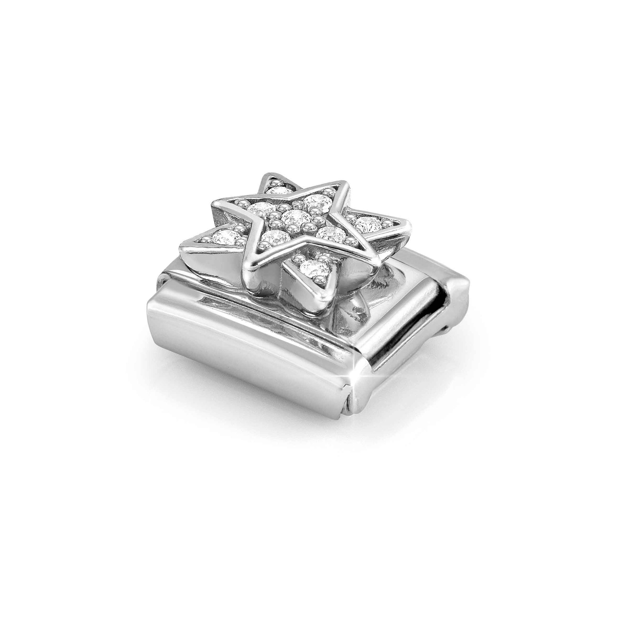 Nomination Composable Classic Charm Windrose - Edelstahl, Sterling Silber, Zirkonia – Ansicht 4