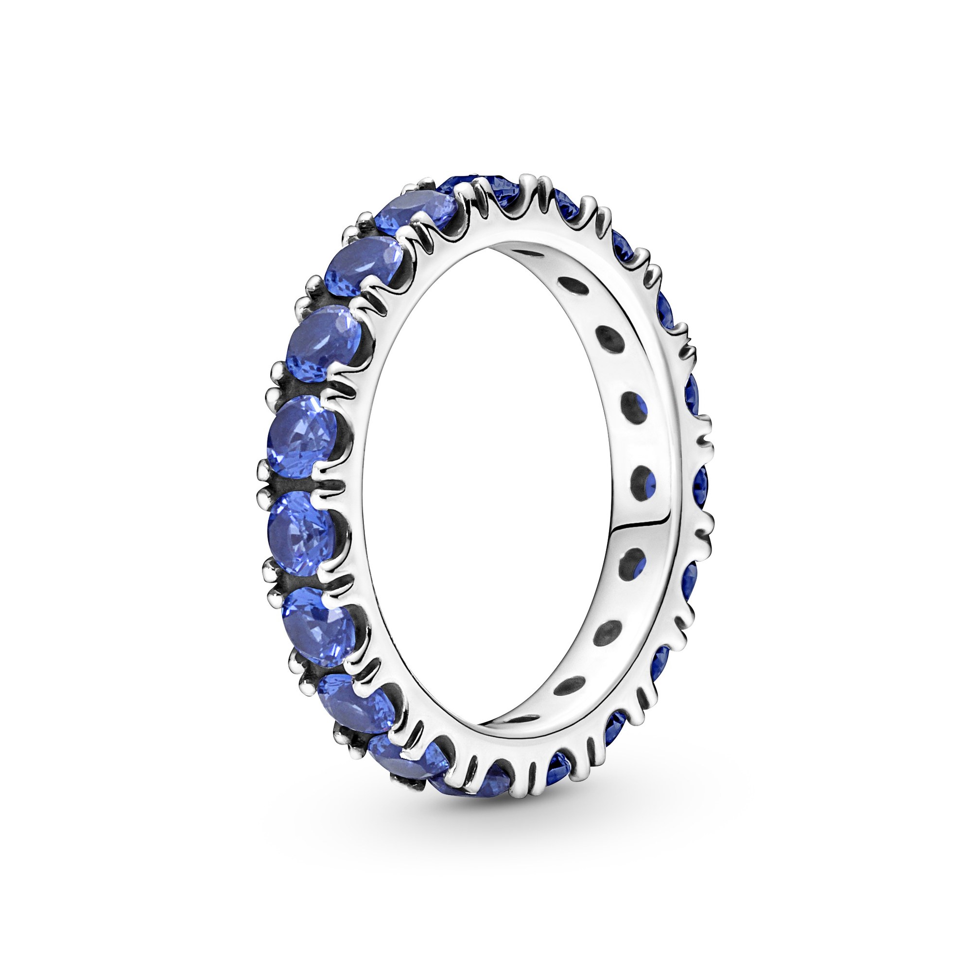 Pandora Ring - Eternity - Sterling Silber - Kristall - Blau