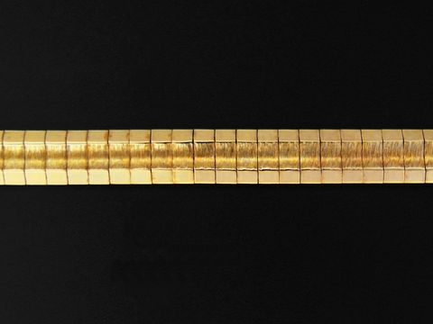 Gold Armband mit besonderem Design, teilmattiert, 19 cm, gefertigt aus 585 Gold, Hersteller Juwelier Harnisch, elegante Ausstrahlung und zeitloses Accessoire.