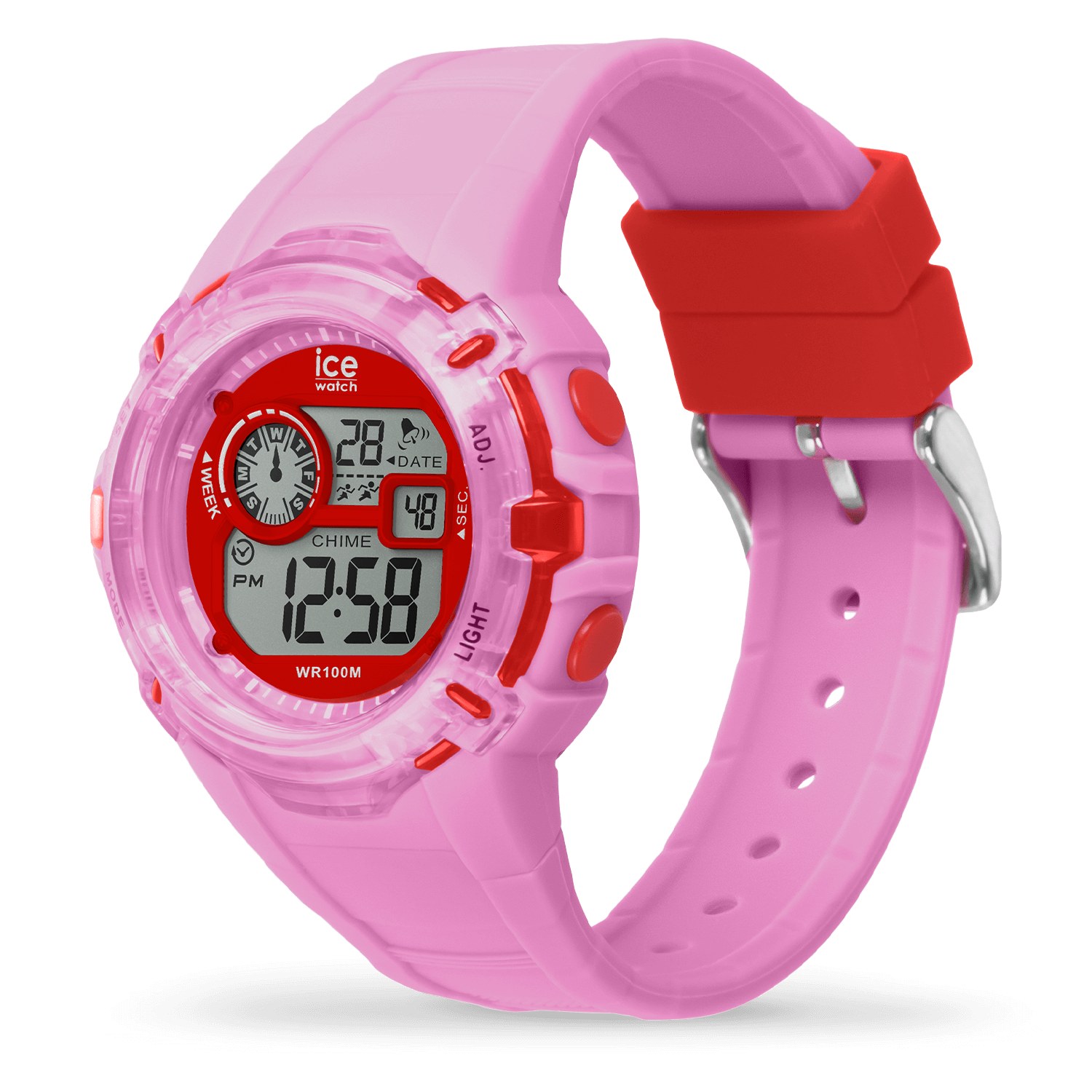 Ice-Watch ICE digit explorer Rosa Rot - Rosa Rot - Small – Ansicht 3