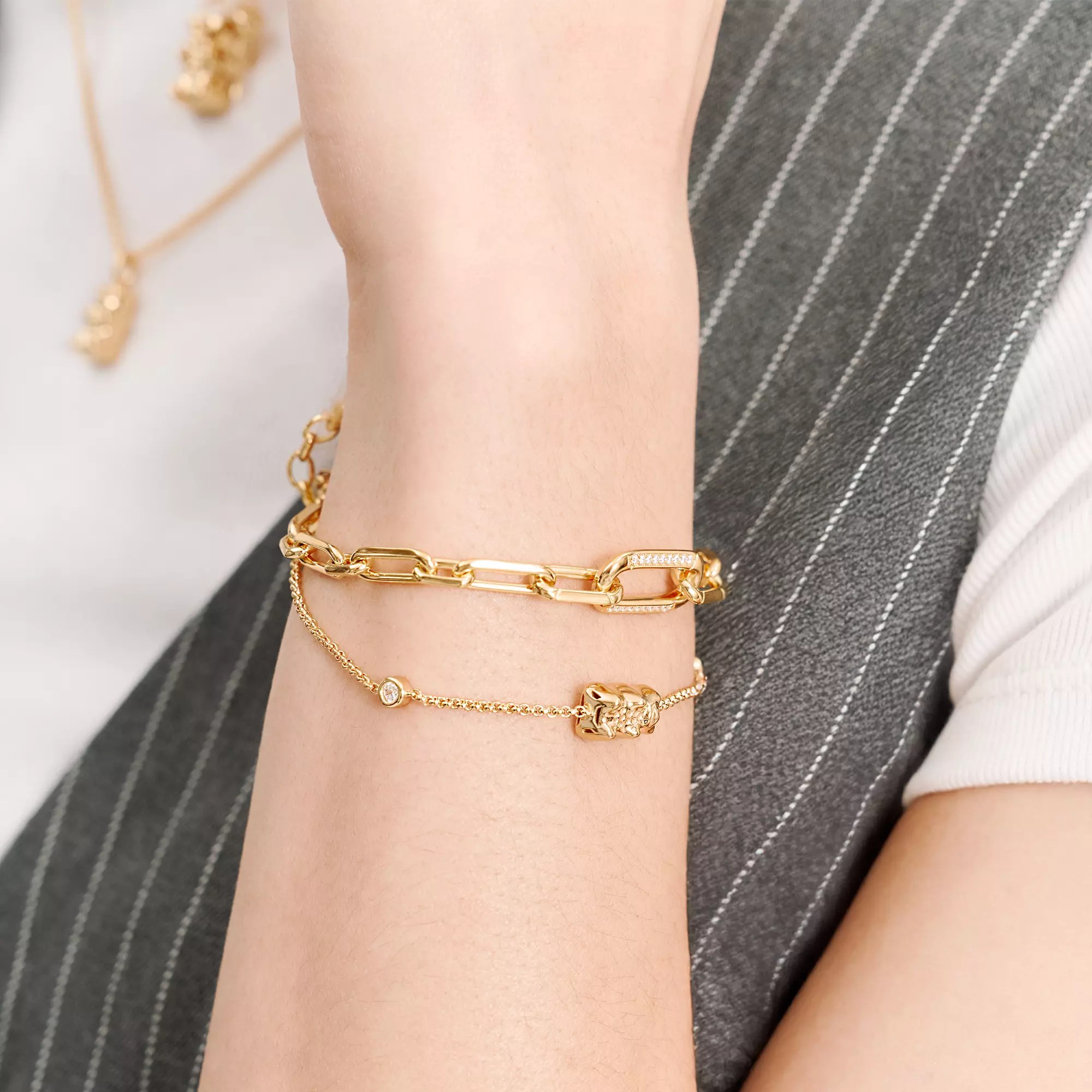 Thomas Sabo Armband - Goldbär Gummibärchen Silber - HARIBO 16 - 19 cm – Ansicht 2