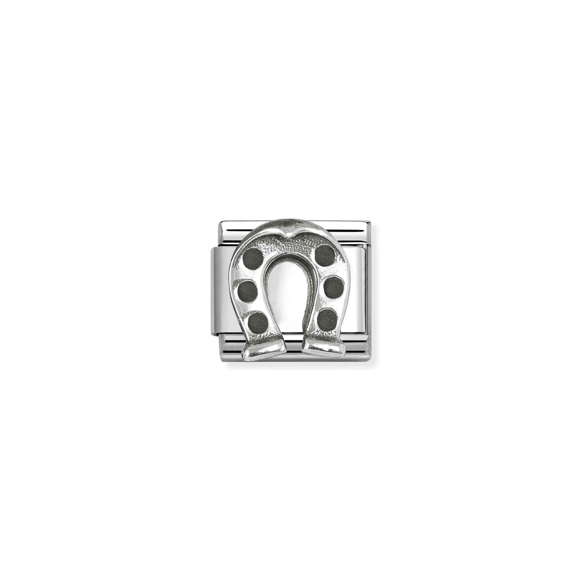 Nomination Classic Sterling Silber charm - Hufeisen 2 - nach unten offen – Ansicht 2