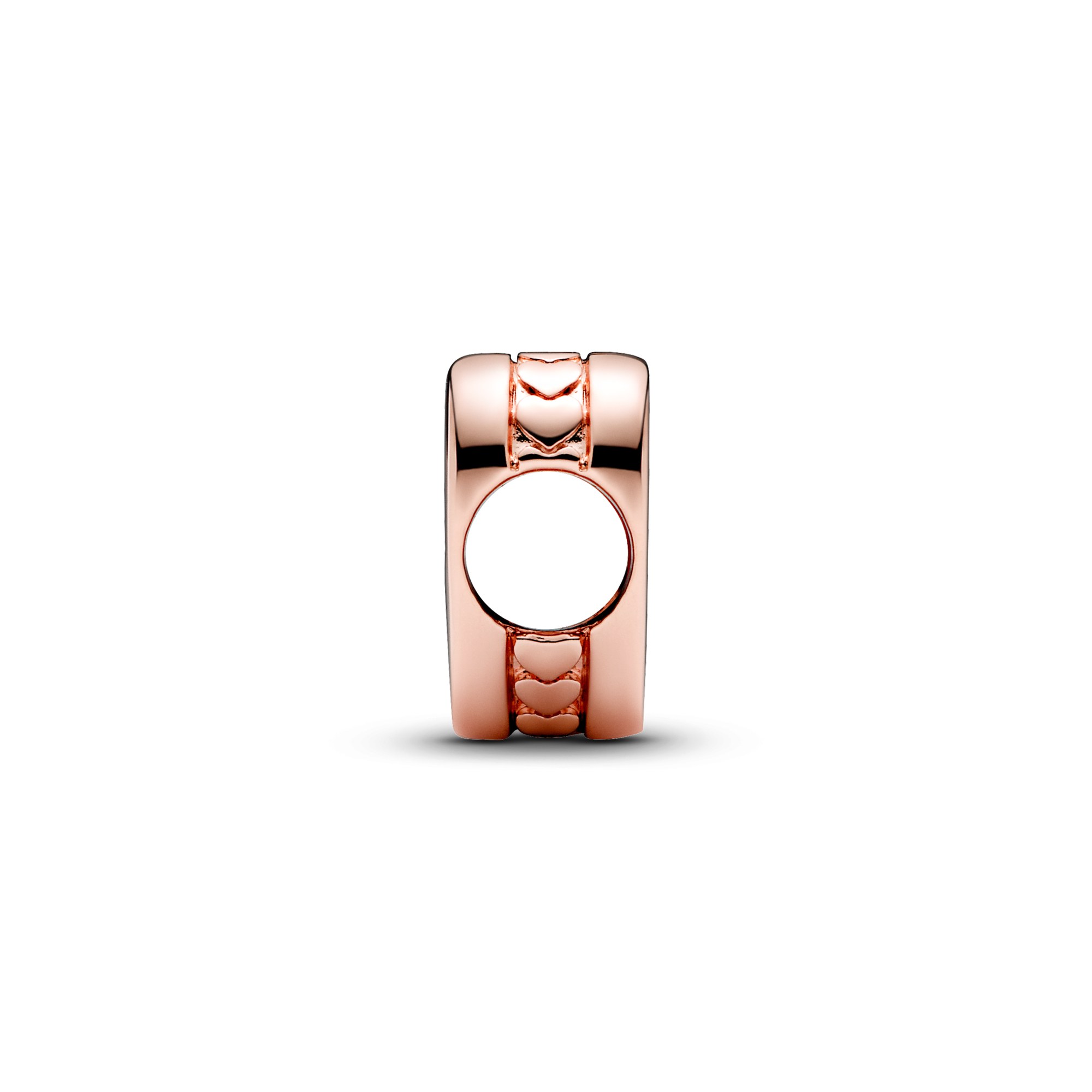 Pandora Herz Charm - Roségold Vergoldung – Ansicht 4
