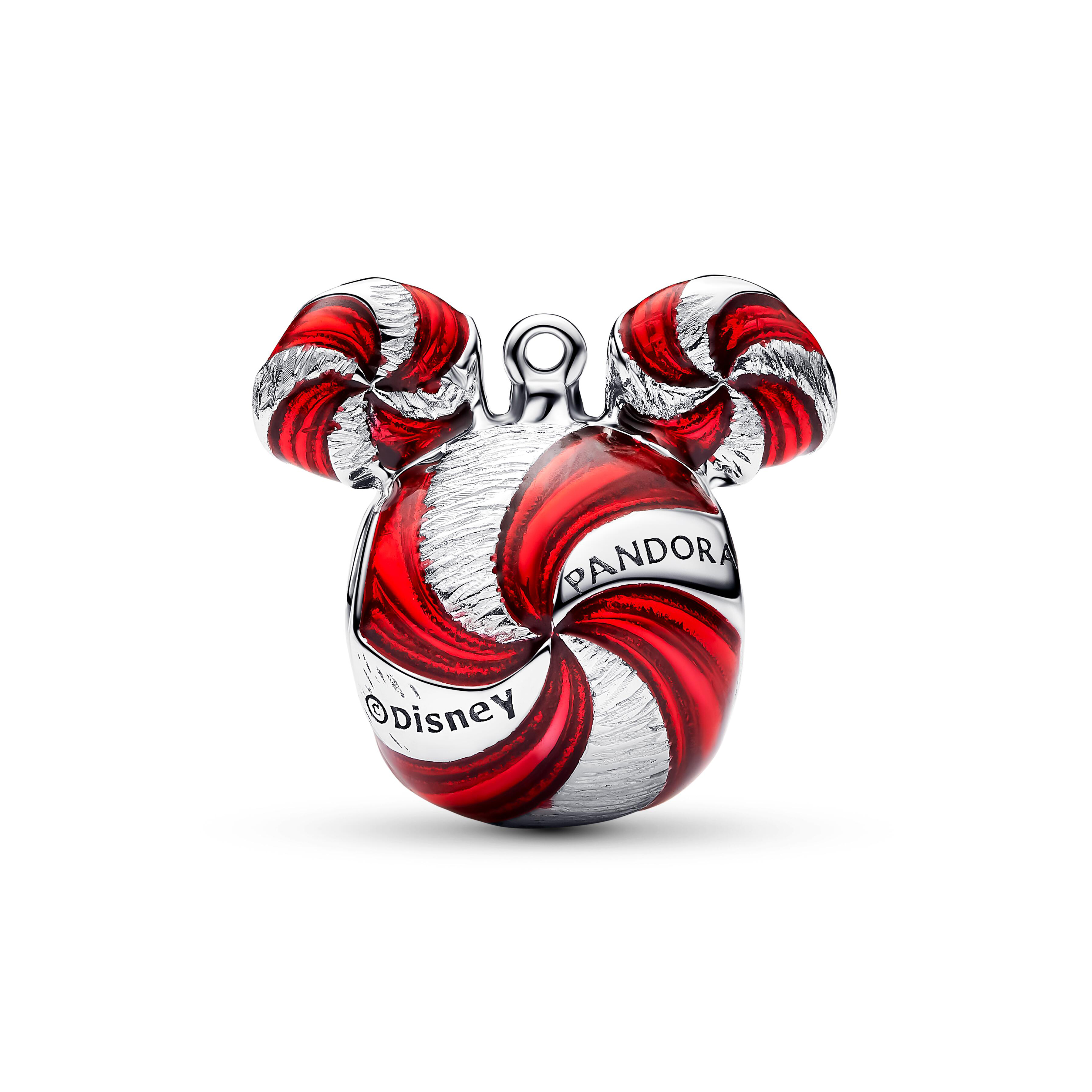 Pandora Disney - Charm Micky Maus Weihnachtskugel - Sterling Silber – Ansicht 2
