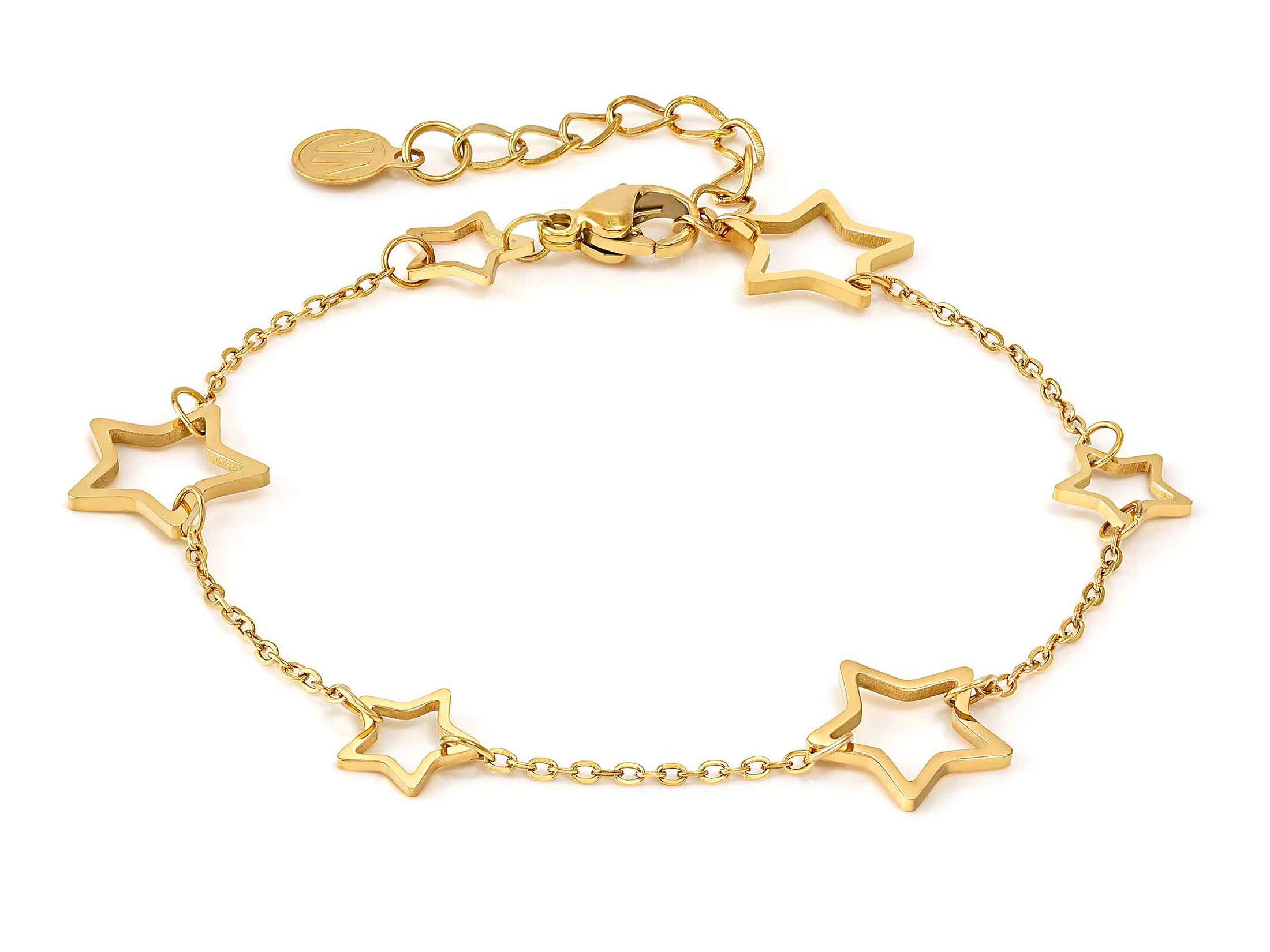 Nomination 134400 09 - RITMATIKA Armband aus - Schmucksymbolen - Stern - Gold PVD-beschichtet