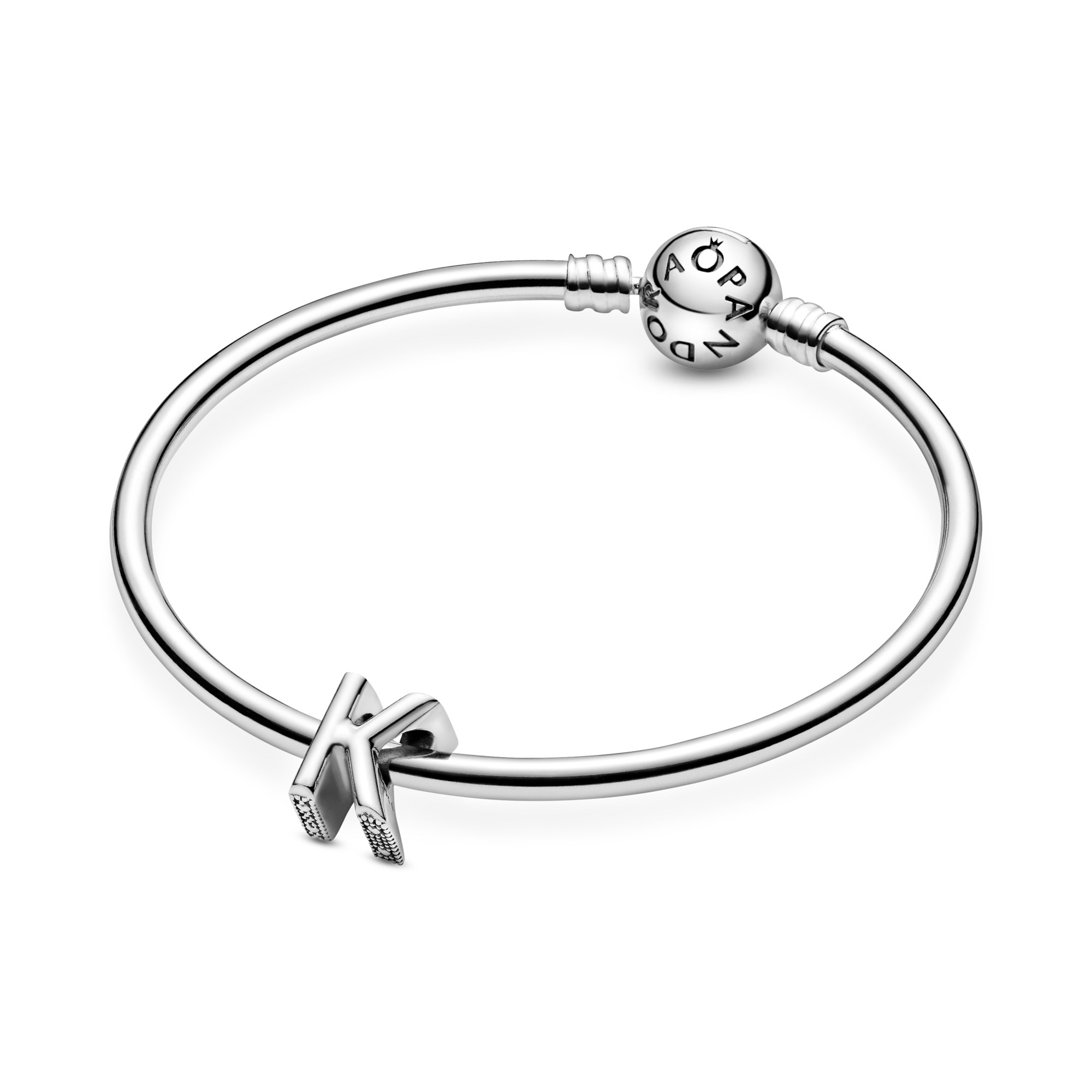 PANDORA Charm - Buchstabe K - Letter K - 925 Sterling Silber – Ansicht 5