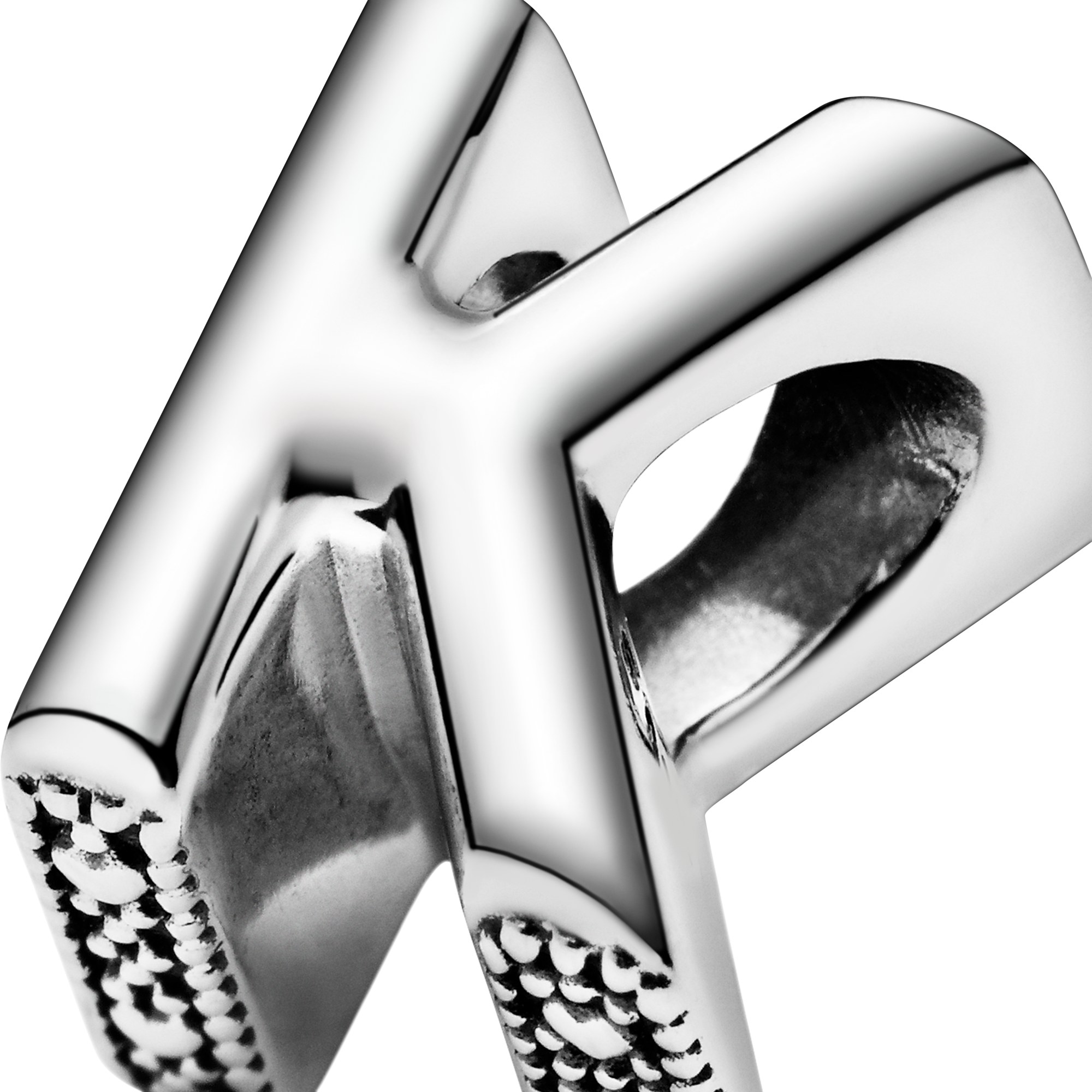 PANDORA Charm - Buchstabe K - Letter K - 925 Sterling Silber – Ansicht 4