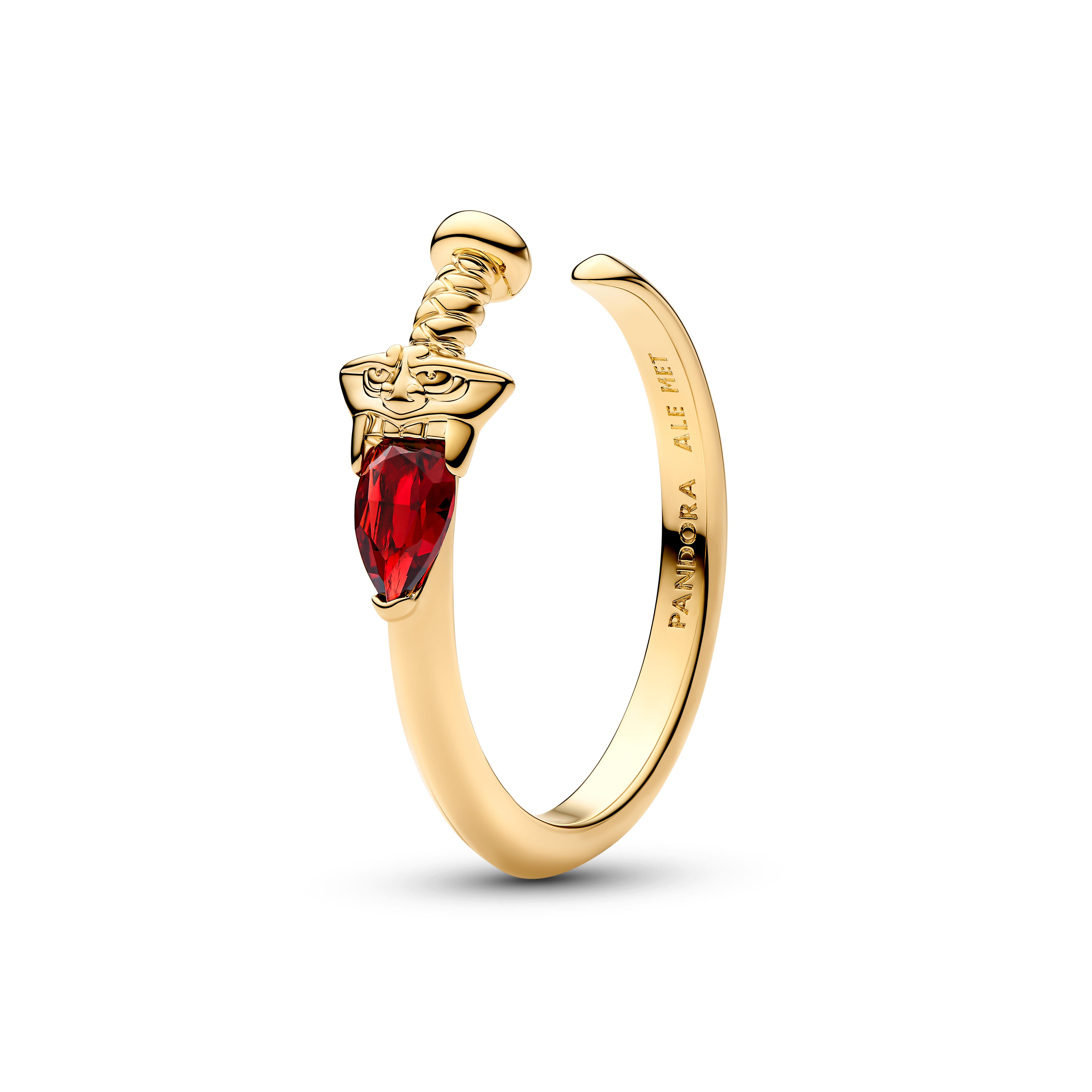 Pandora Disney - offener Ring Mulan Schwert - Gelbgold Vergoldung - Gr. 60 - 164950C01-60