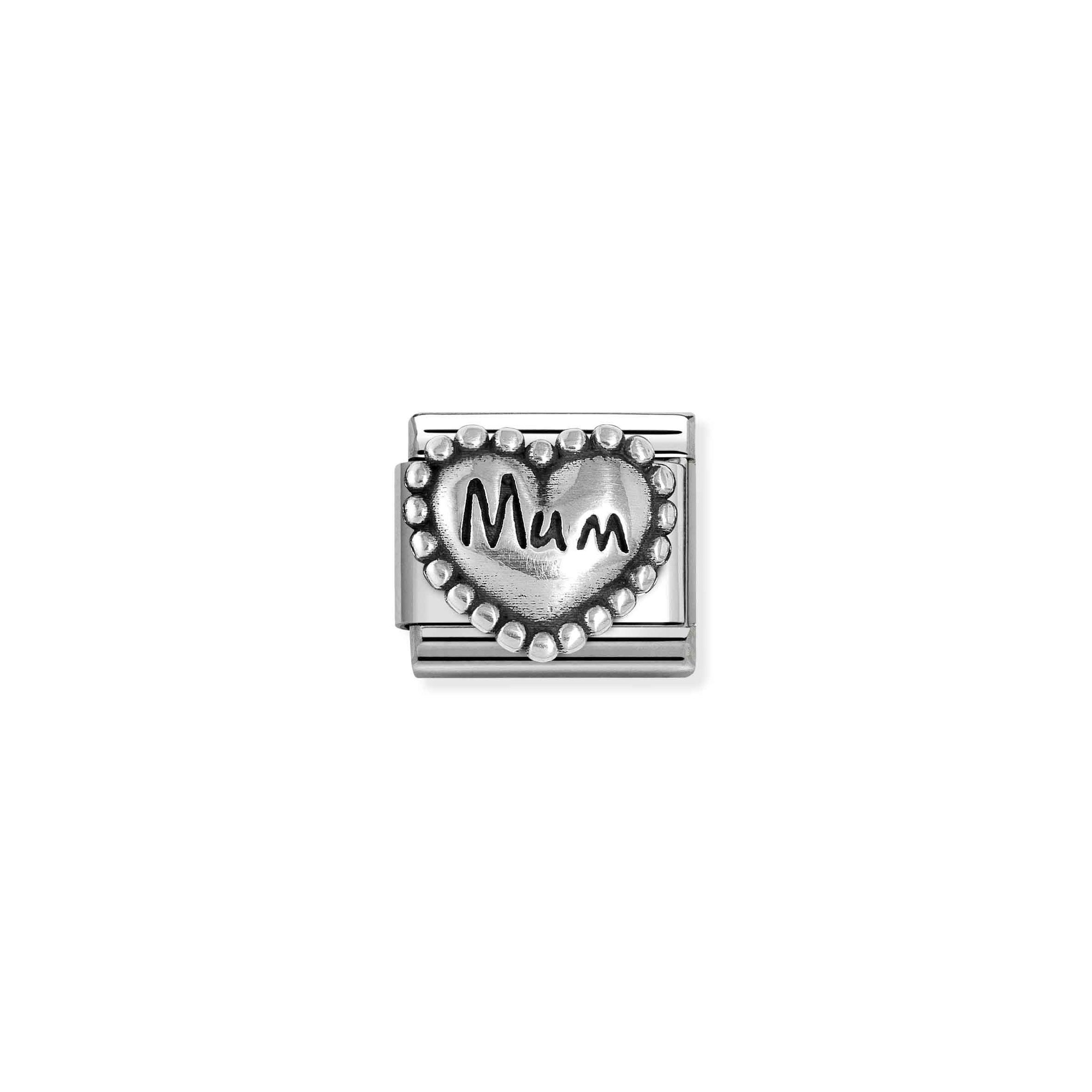 Nomination Sterling Silber - Mum-Kugelherz Element - Classic Silber – Ansicht 2
