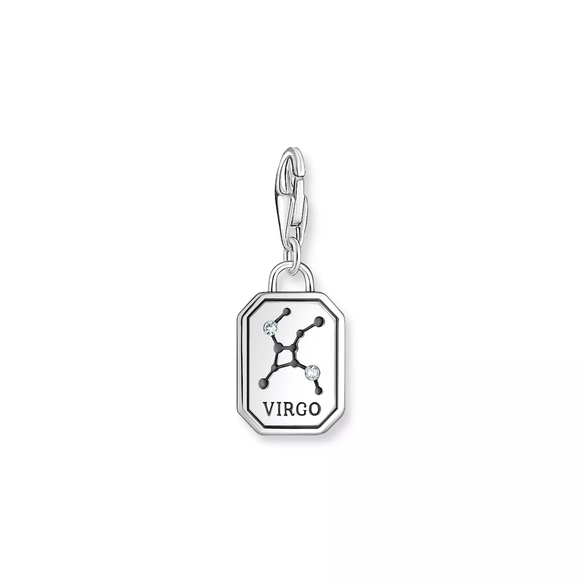 Thomas Sabo Charm-Anhänger - Sternzeichen Jungfrau - Silber gesch. & Zirkonia – Ansicht 2