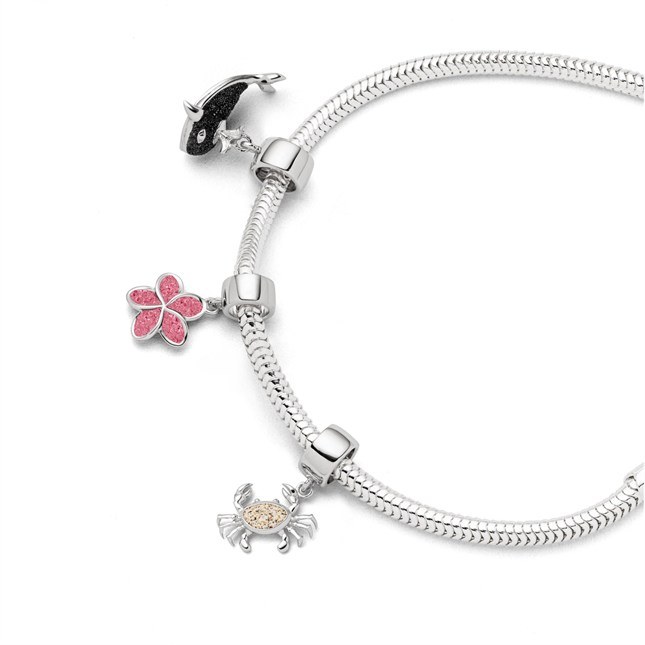 DUR Charm Krabbe Strandsand - Sterling Silber - Strandsand – Ansicht 2