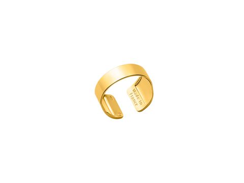 Eleganter goldfarbener Ring von Les Georgettes, Modell Les Essentielles, Größe 60-62, Bandeau Design, 12 mm breit, perfekt für stilvolle Akzente im Alltag oder besonderen Anlässen.