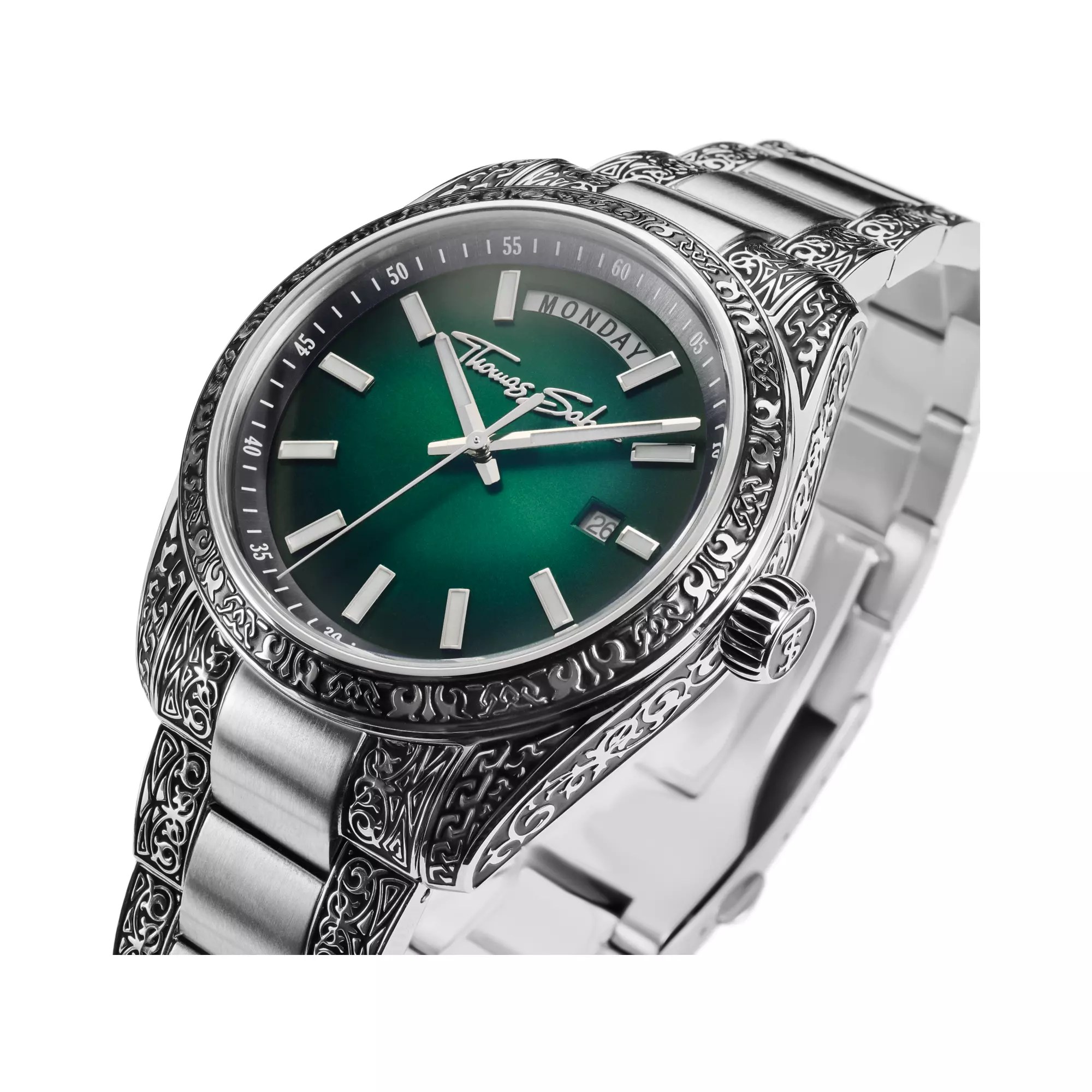 Thomas Sabo Uhr - Rebel at Heart Revive - Ziffernblatt grün – Ansicht 3