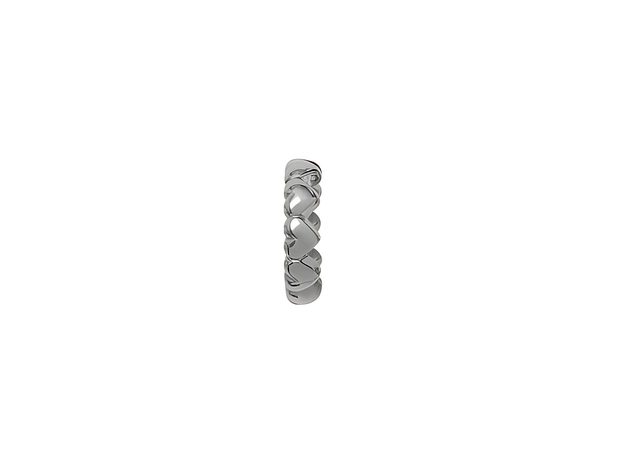 Silberner Element von Endless mit der Bezeichnung Herzchen 21101, zeigt ein elegantes Design mit geschwungenen Formen, ideal für stilvolle Schmuckkombinationen, perfekt für Jeden.