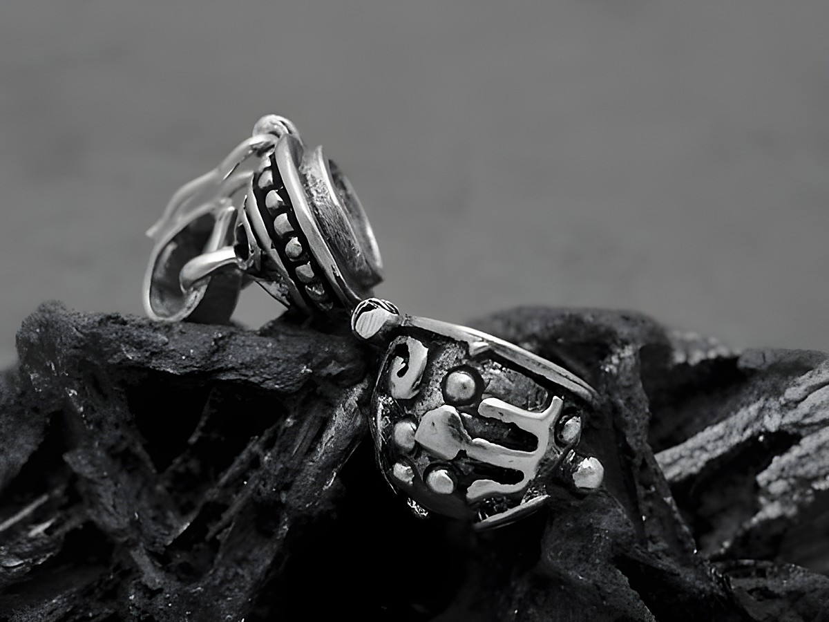 Dose aus Sterling Silber mit filigranen Verzierungen und Sonderformen, hergestellt von Juwelier Harnisch, ideal für individuelle Schmuckstücke. – Ansicht 2